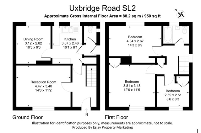 321 Uxbridge Road, Slough floorplan