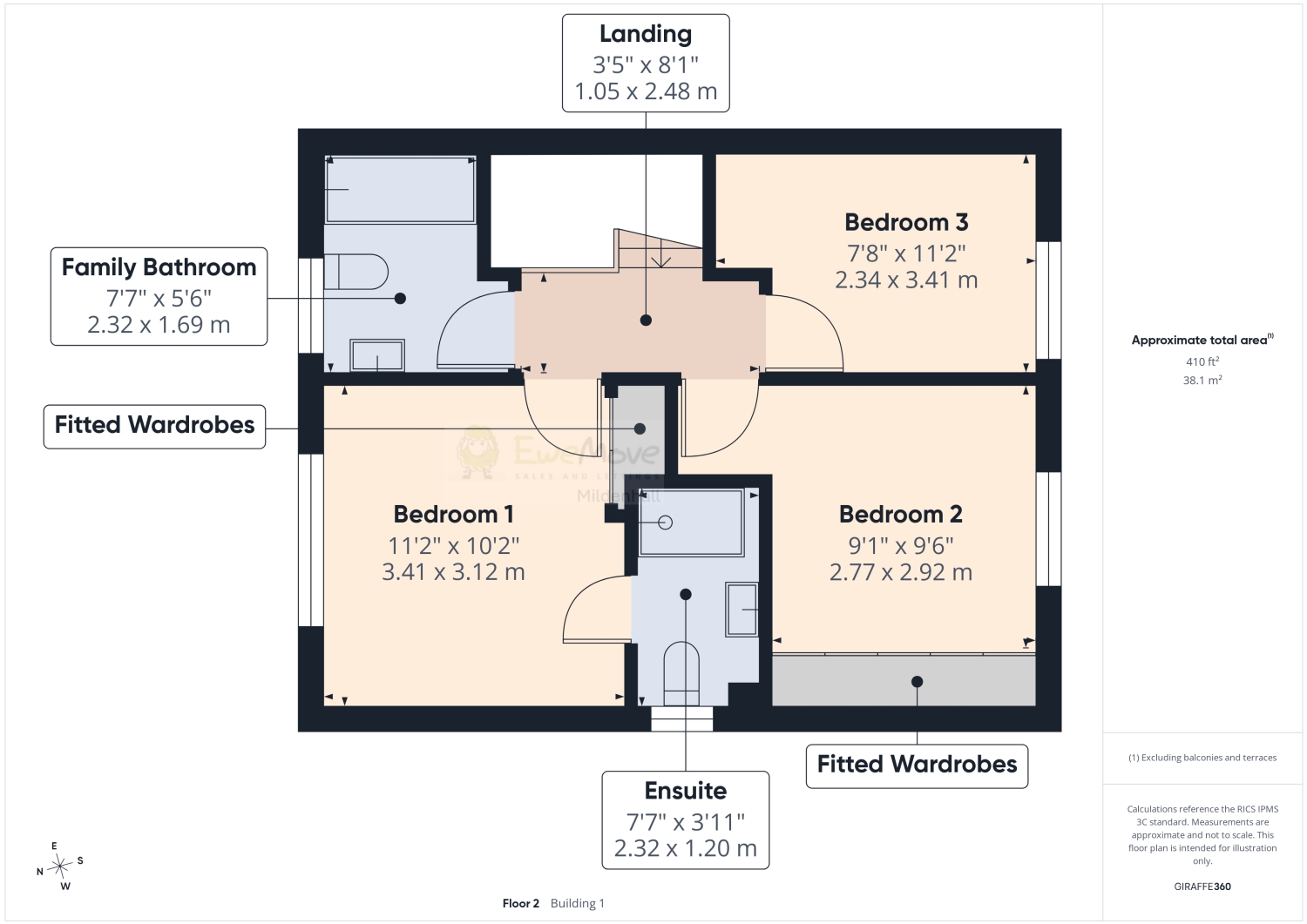 1c, Fordham Road Freckenham, Bury St. Edmunds floorplan