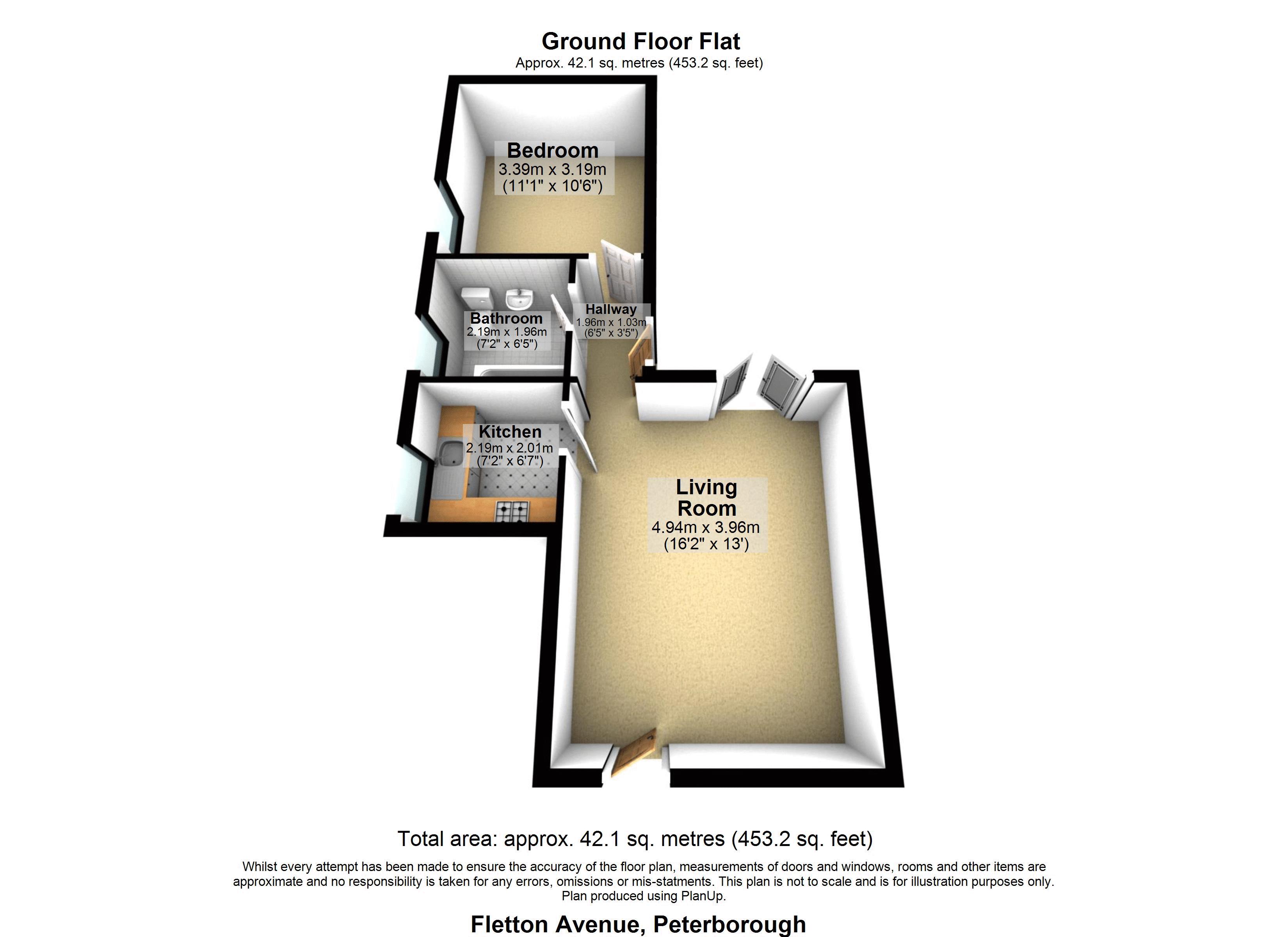 1B, Fletton Avenue, Peterborough floorplan