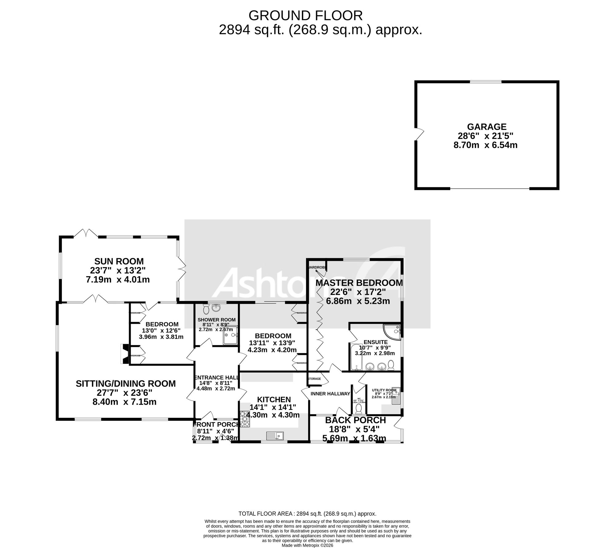 307 Higher Lane, St. Helens floorplan