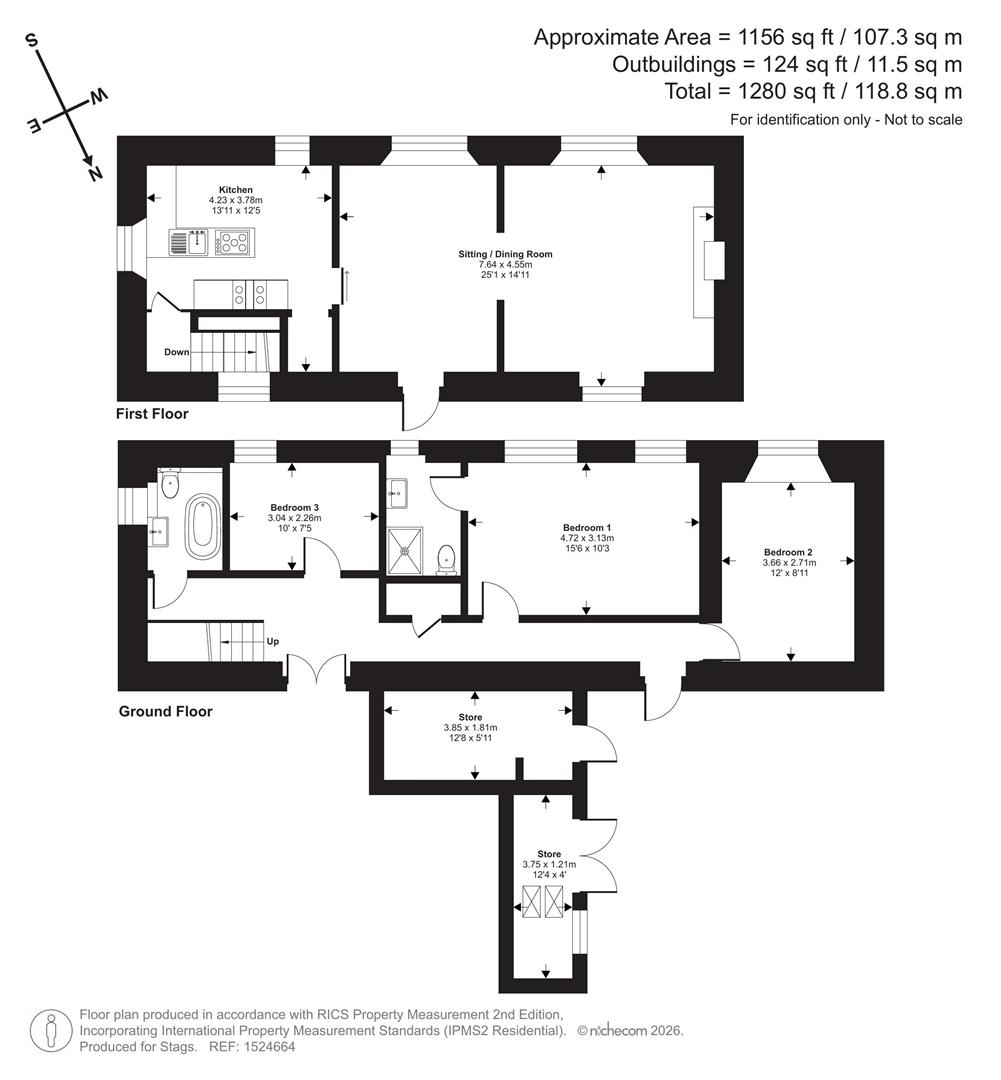 Knoll Barn, Truro floorplan