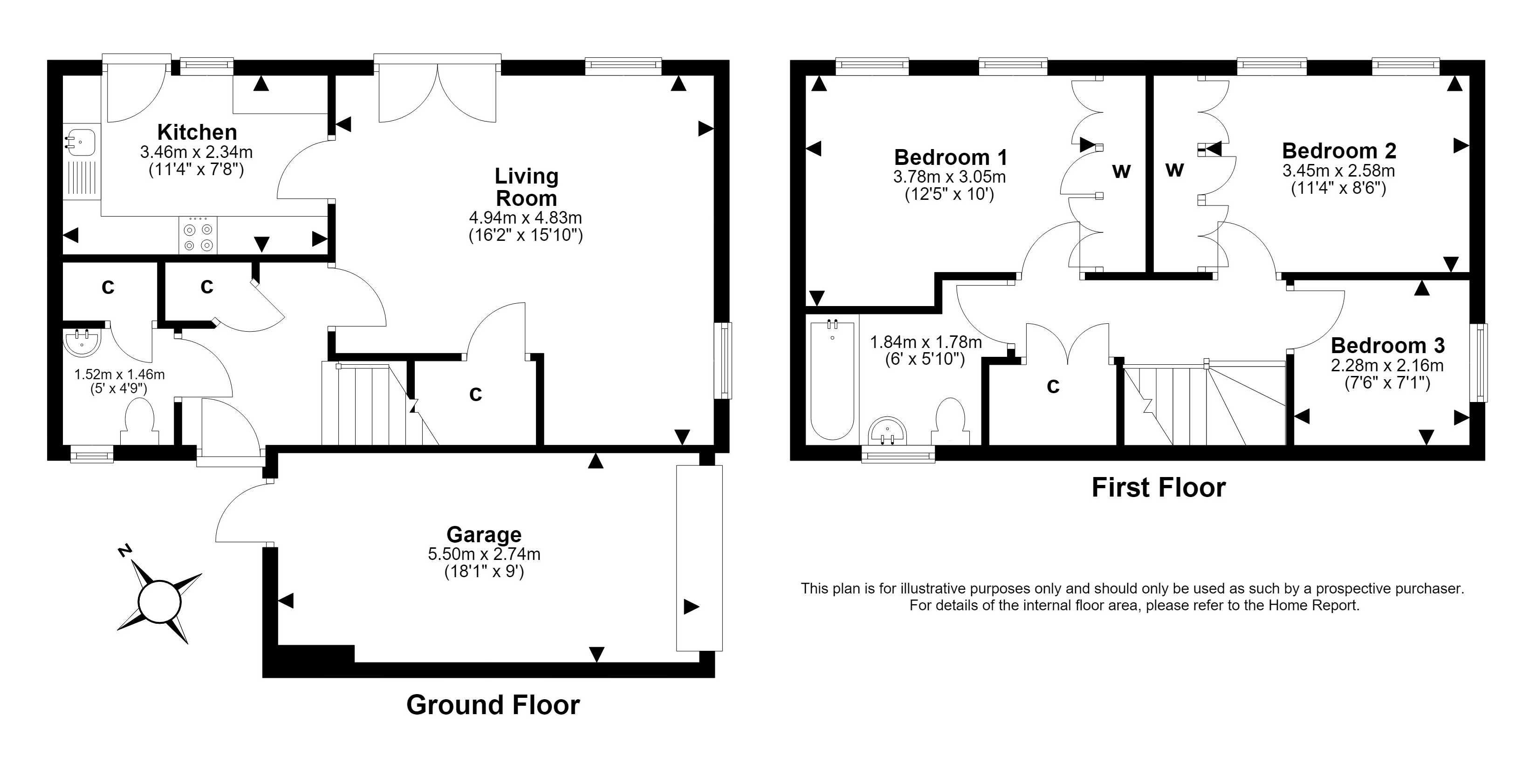 65, Doctor Gracie Drive, Prestonpans floorplan
