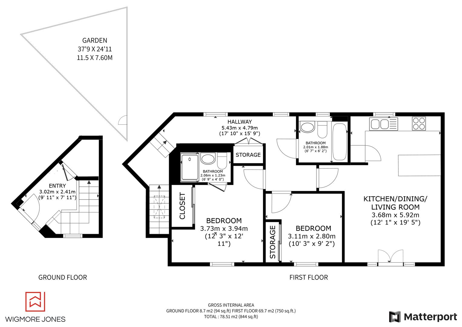 3, Woodmill Close, Roehampton floorplan