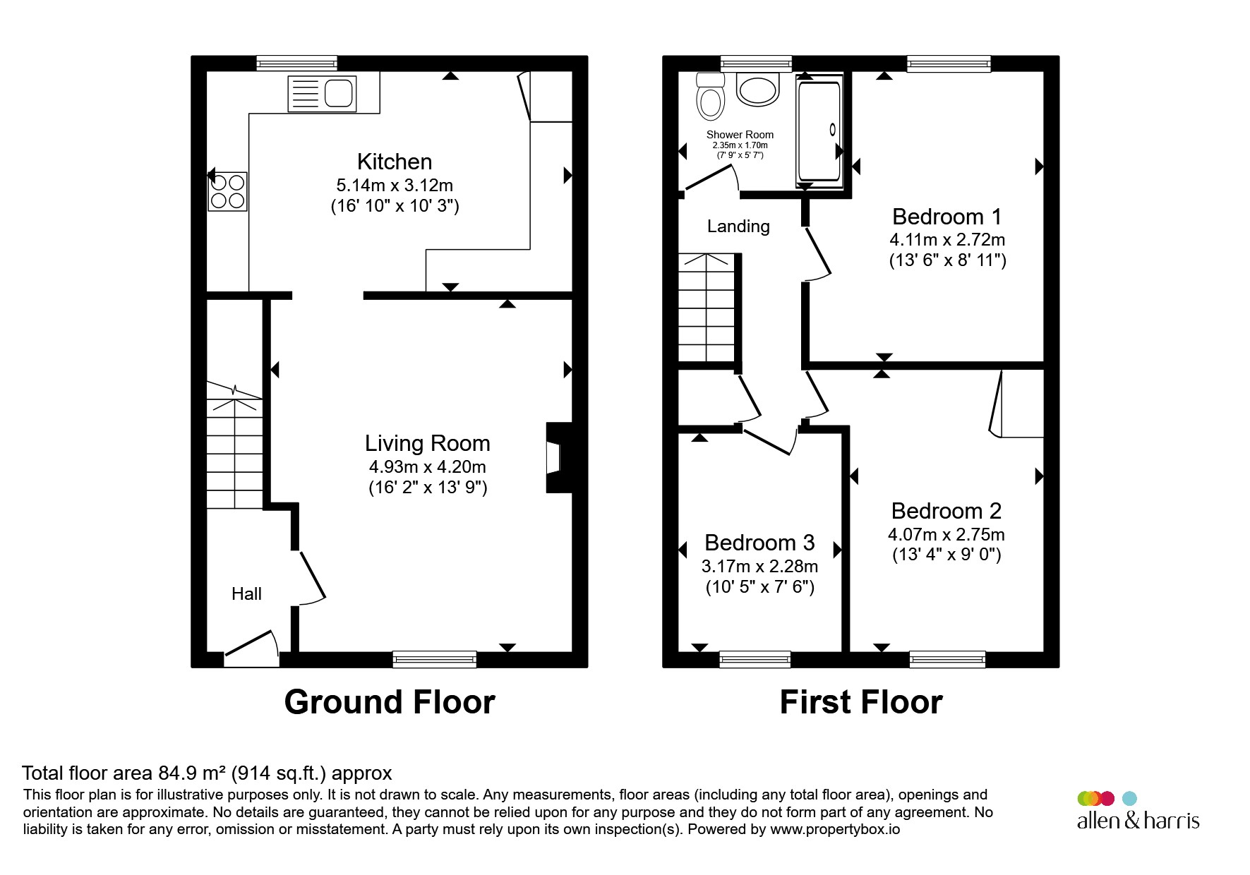 3, Barbury Close, Swindon floorplan