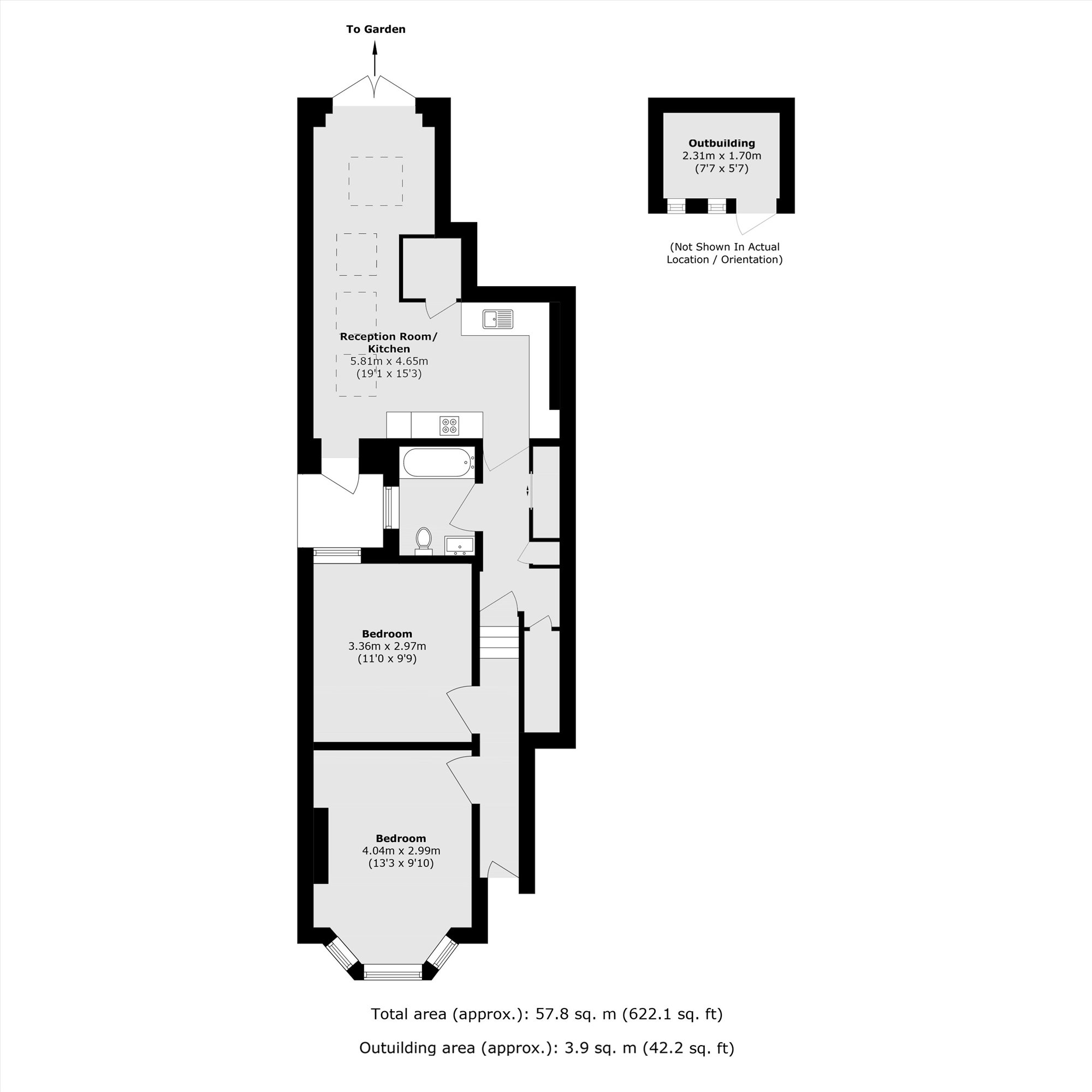 47A, Petersfield Road, London floorplan