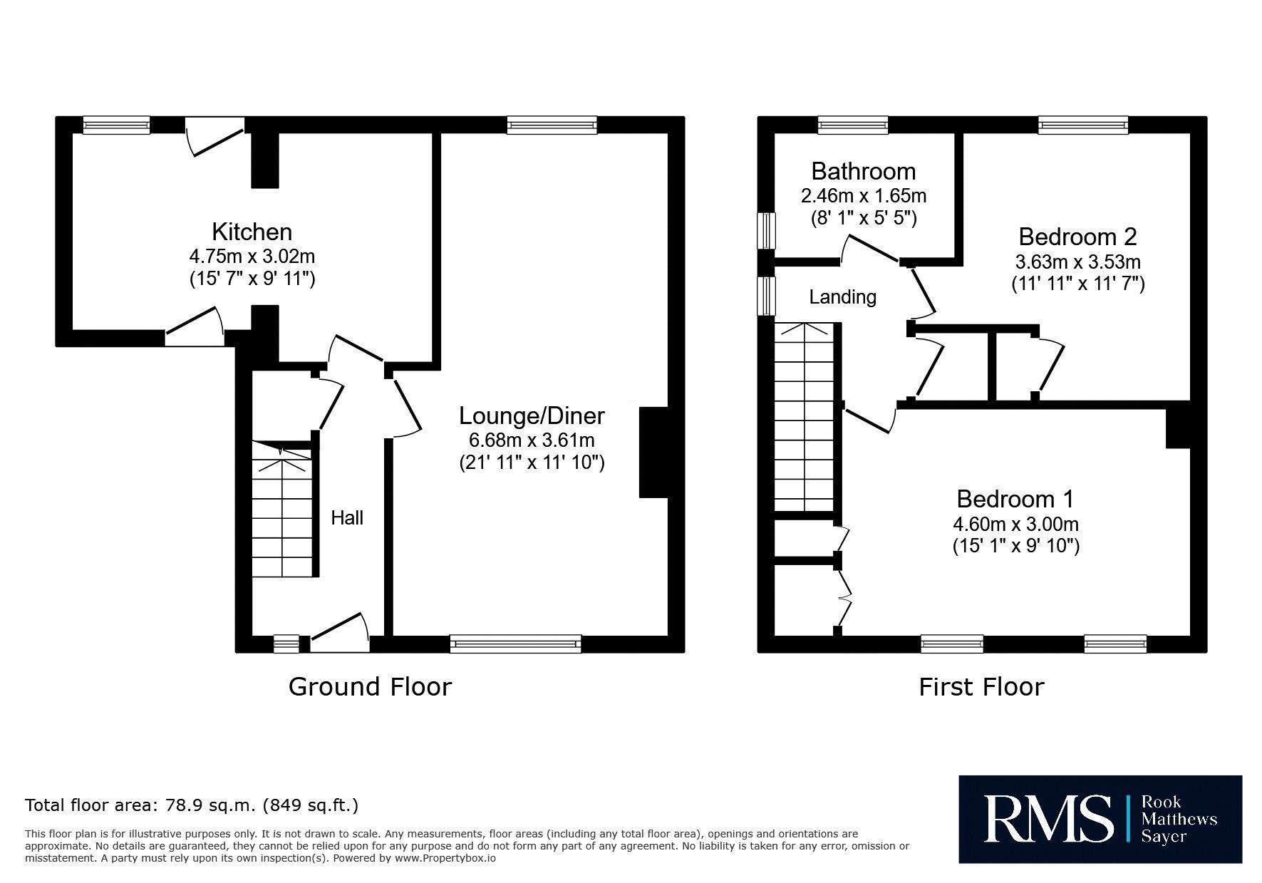 9, Postern Crescent, Morpeth floorplan