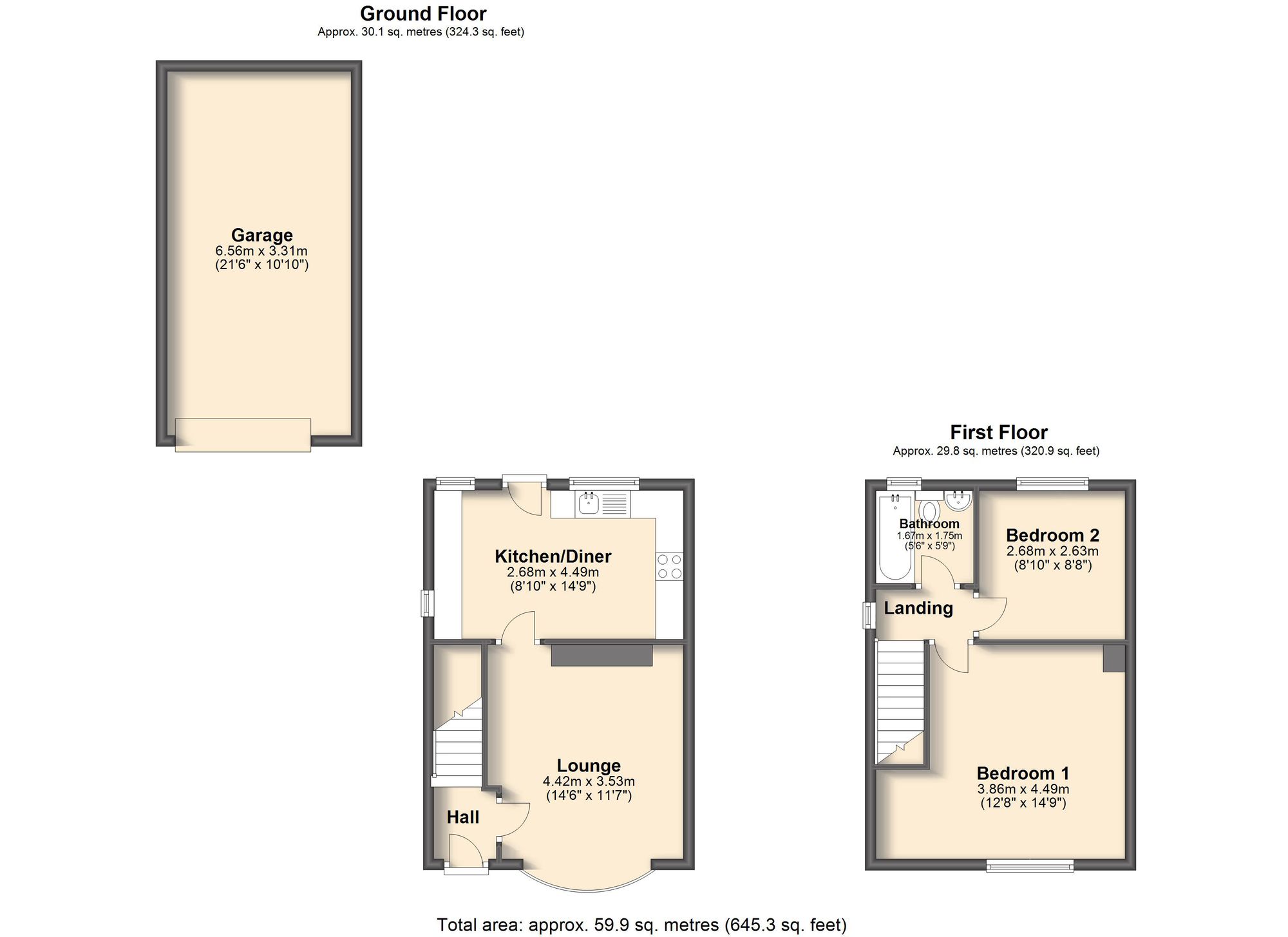 54 Littledale Road, Sheffield floorplan