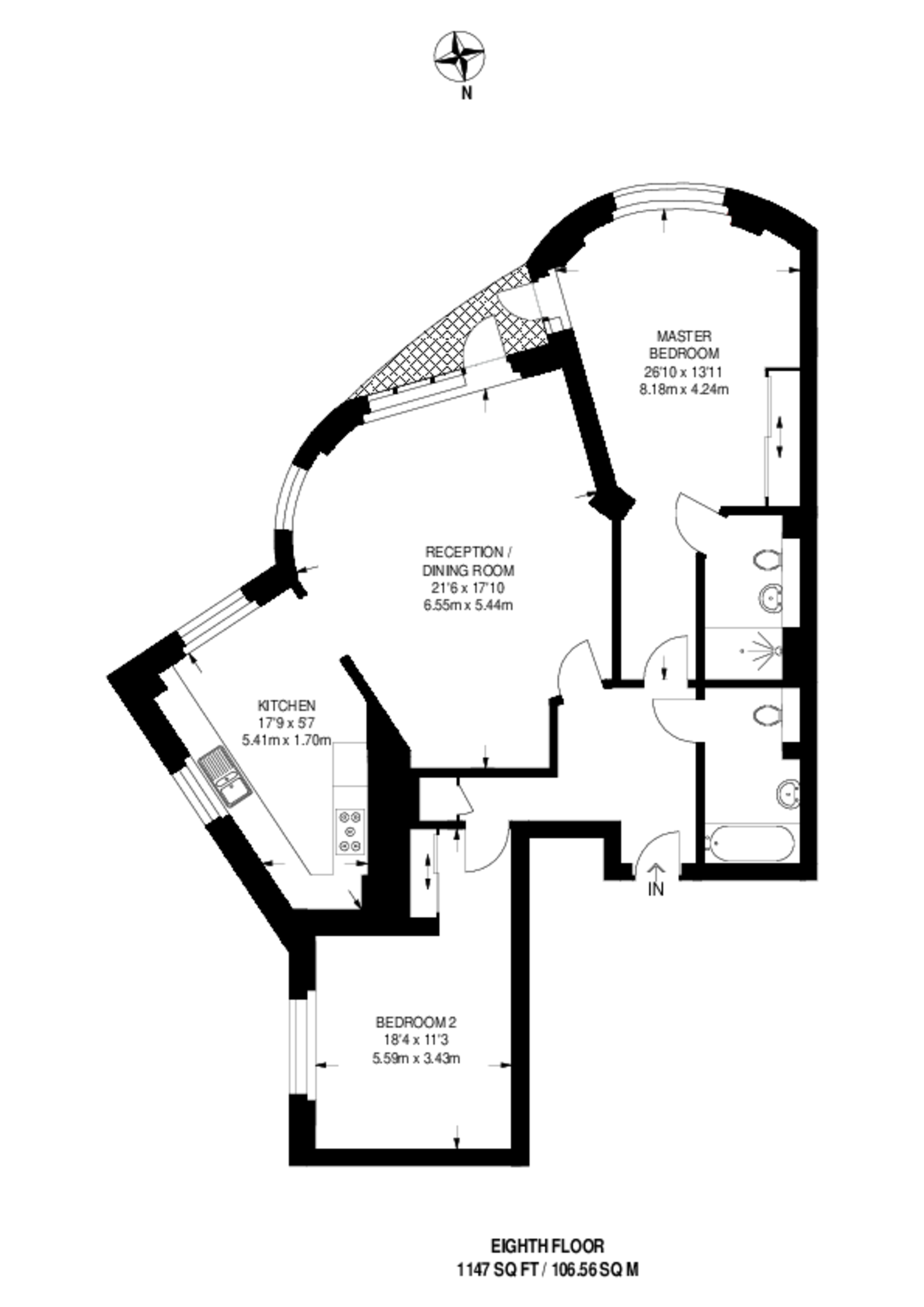Pancras Way, Bow floorplan
