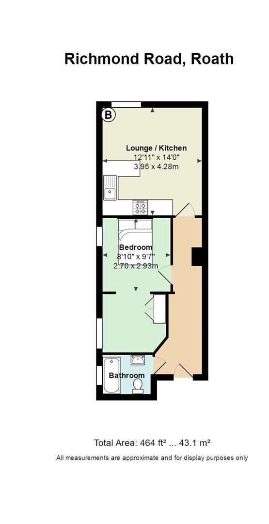 1 Bedrooms Flat to rent in Richmond, Richmond Road, Cathays, Cardiff CF24