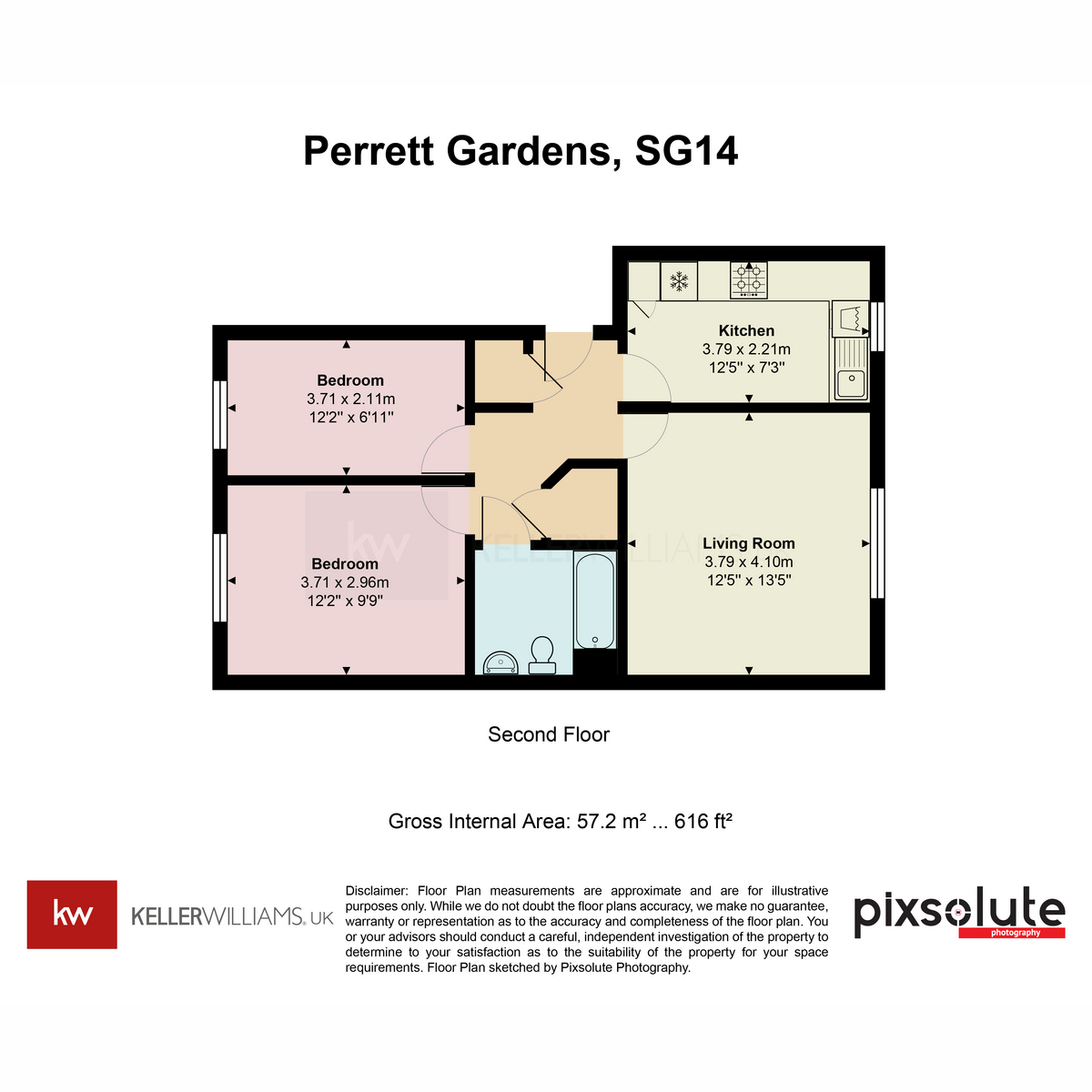 18, Perrett Gardens, Hertford floorplan