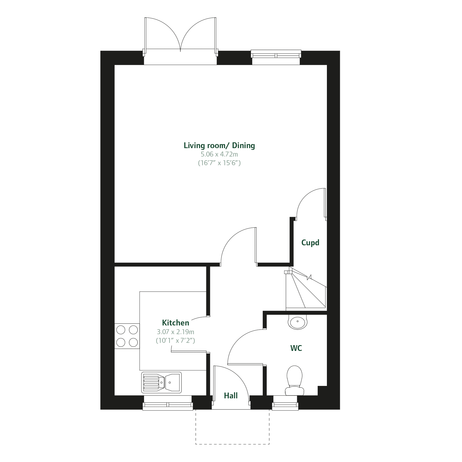 "The Leicester" at Mansfield Road, Hasland, Chesterfield S41, 4 bedroom