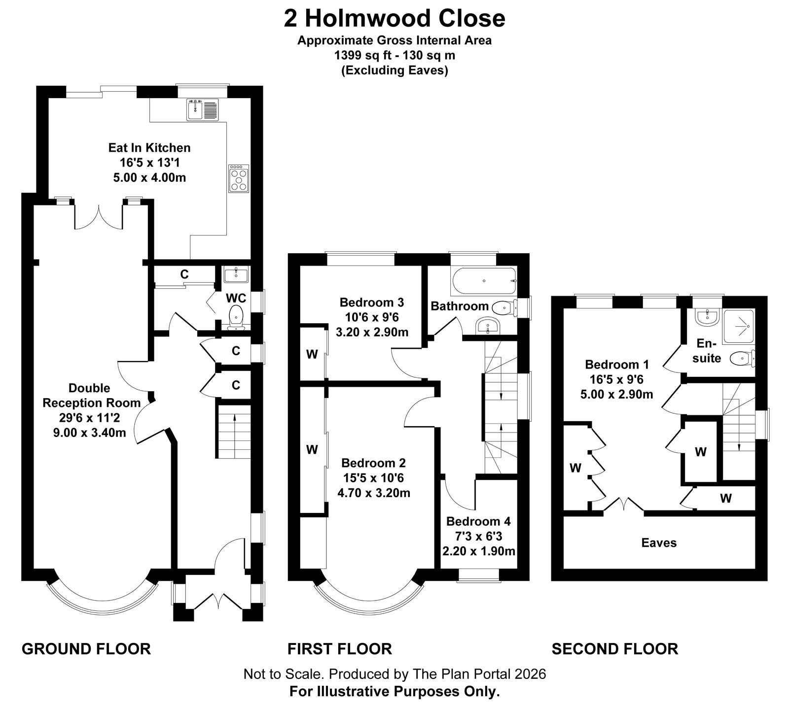2, Holmwood Close, Harrow floorplan