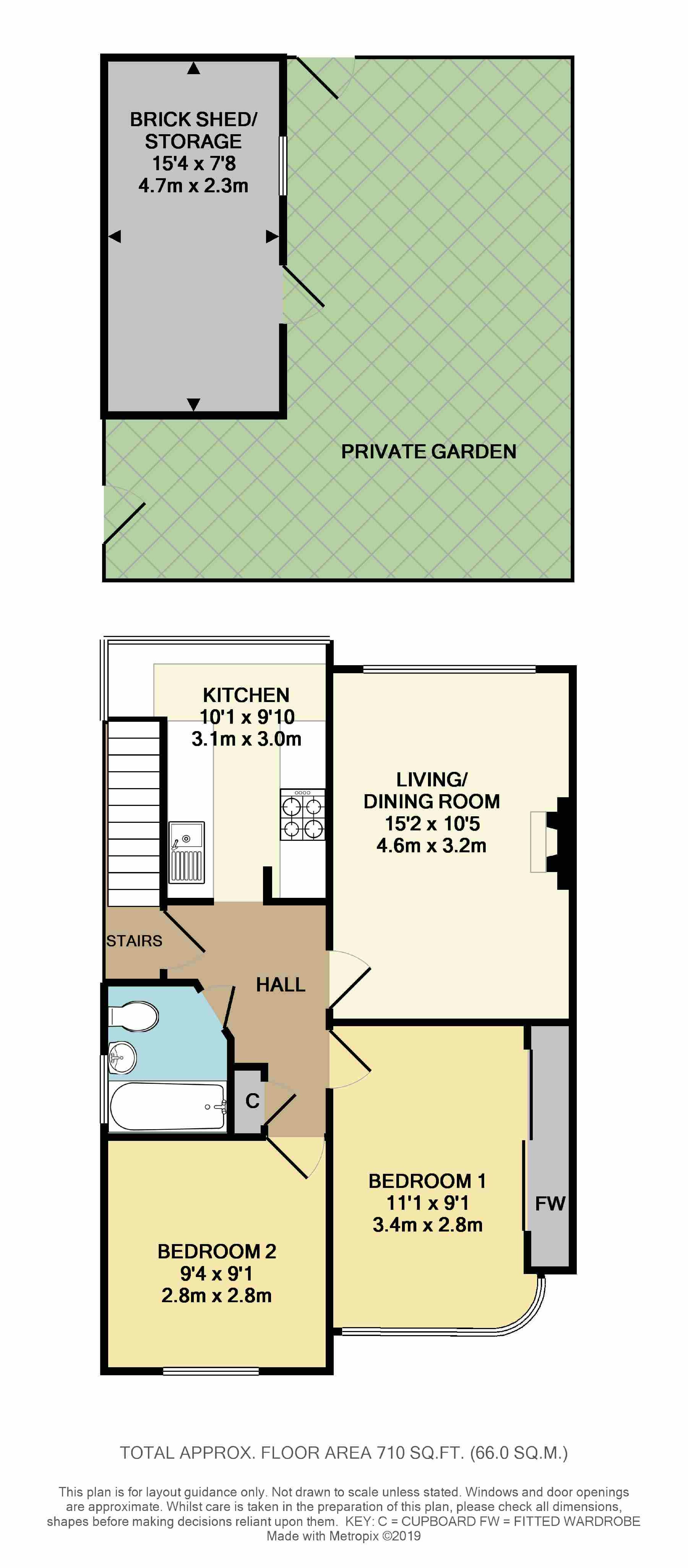 2 Bedrooms Maisonette for sale in Reynolds Close, Carshalton, Surrey SM5