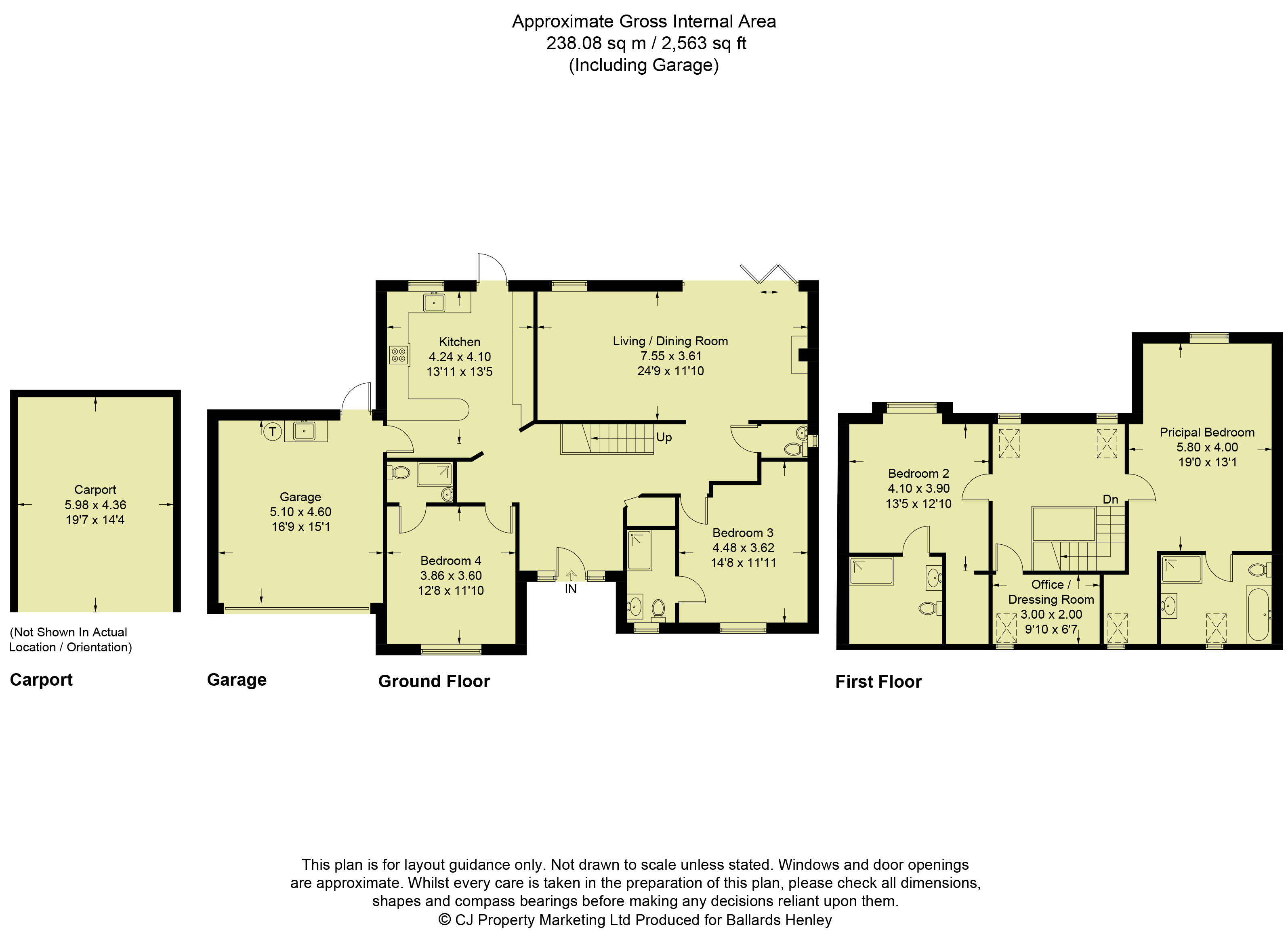 84, Daws Hill Lane, High Wycombe floorplan