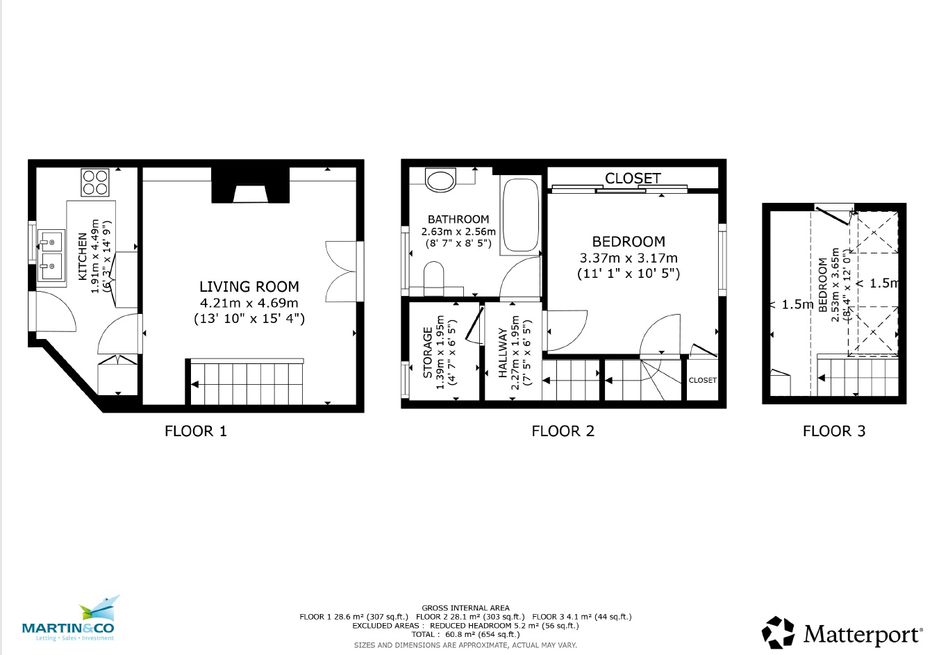 21, Upper Washwell, Stroud floorplan