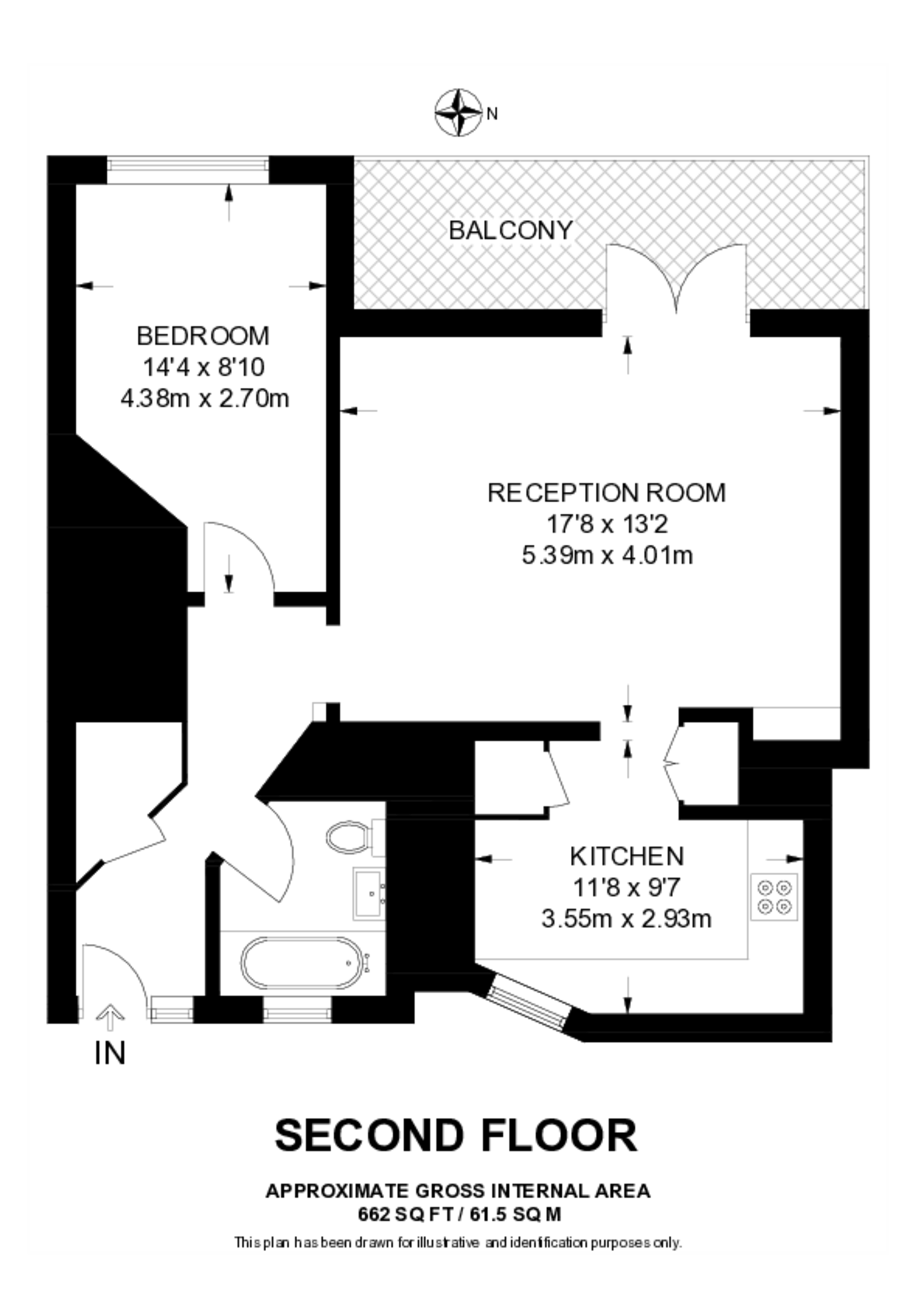 Overton Road, SW9, Brixton floorplan