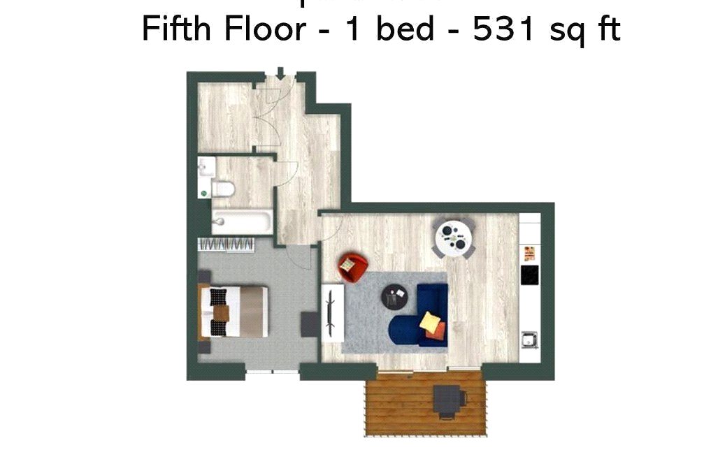 Flat 3, Windsor House, 4, Fairfield Avenue, Surrey floorplan