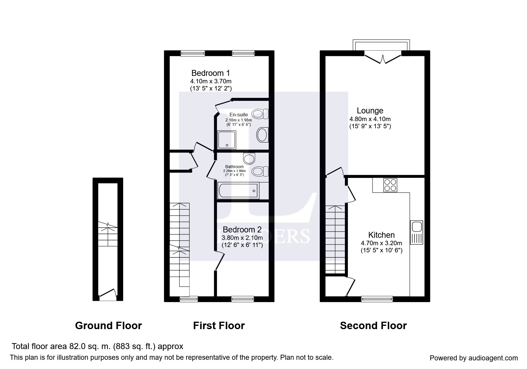 50, Chadwick Way, Southampton floorplan