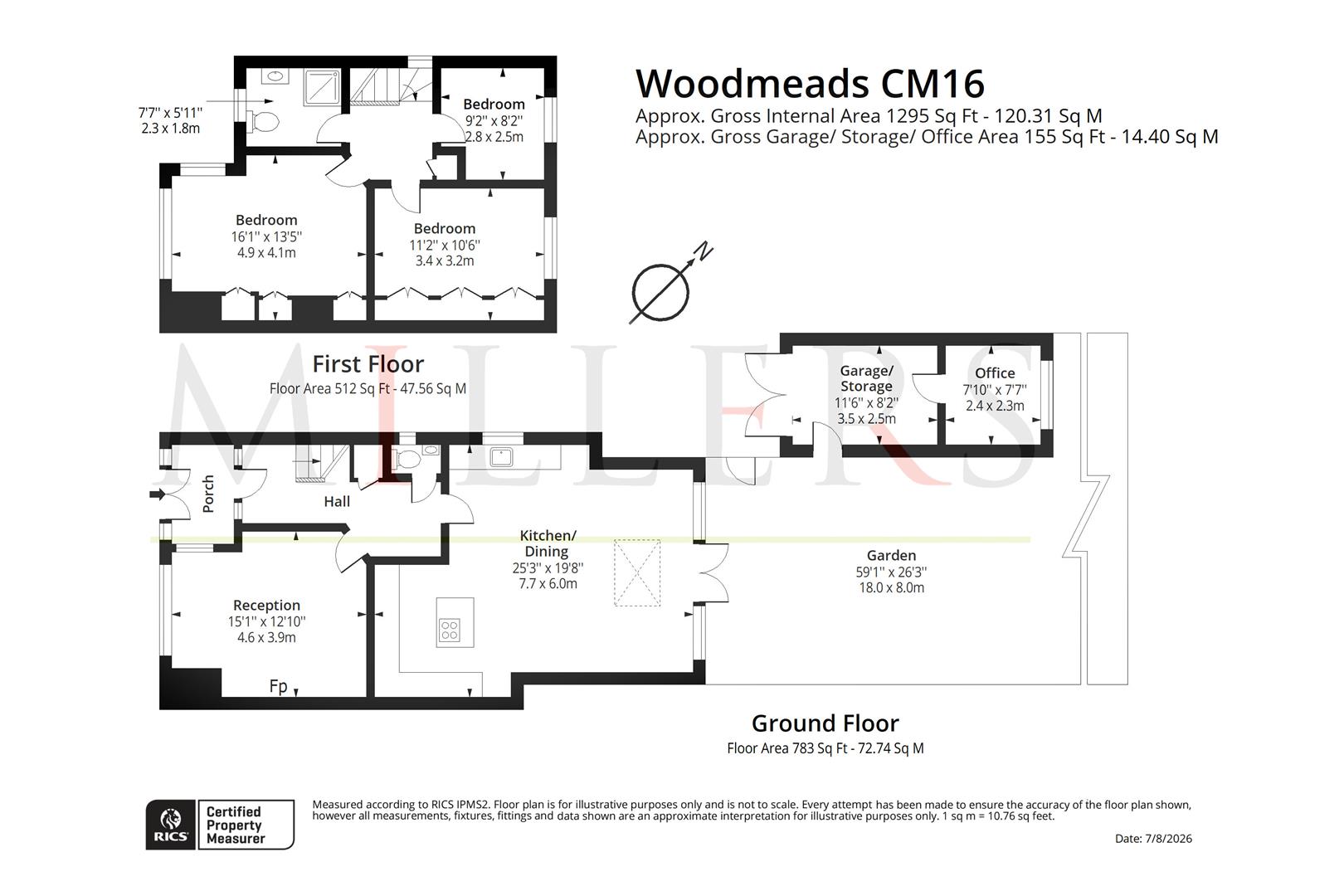6, Wood Mead, Epping floorplan