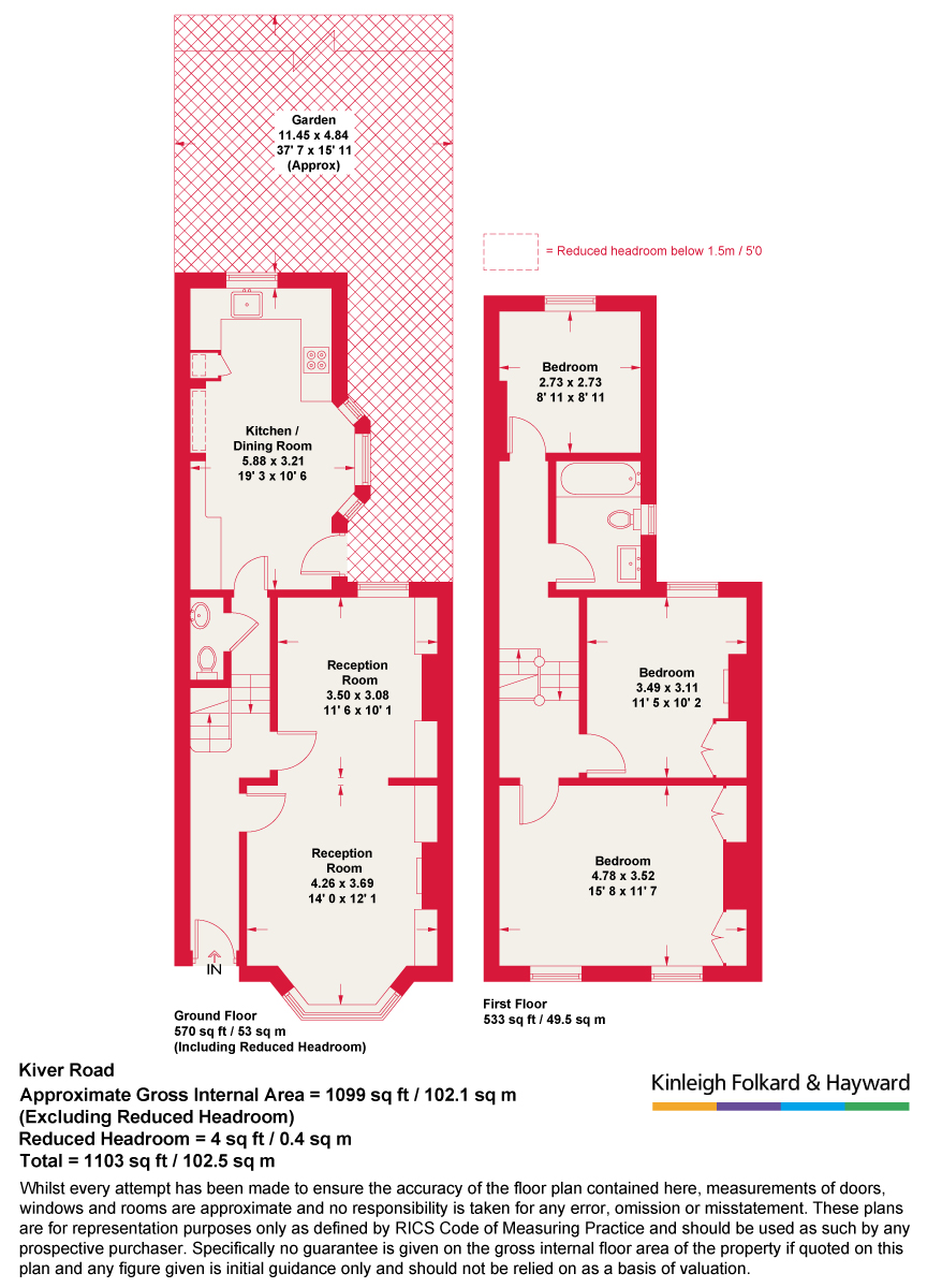 28, Kiver Road, London floorplan