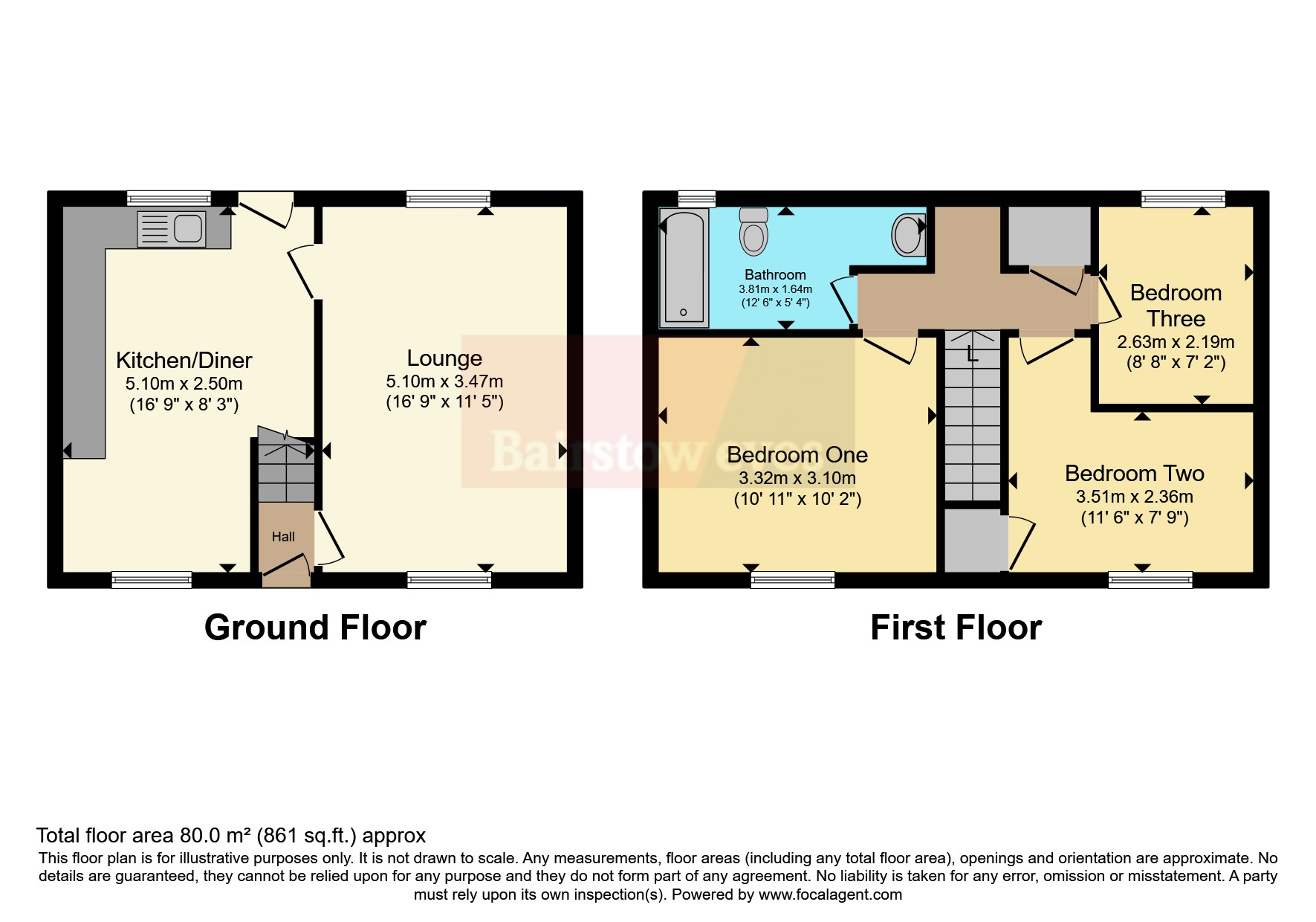 89, Edinburgh Road, Warwickshire floorplan
