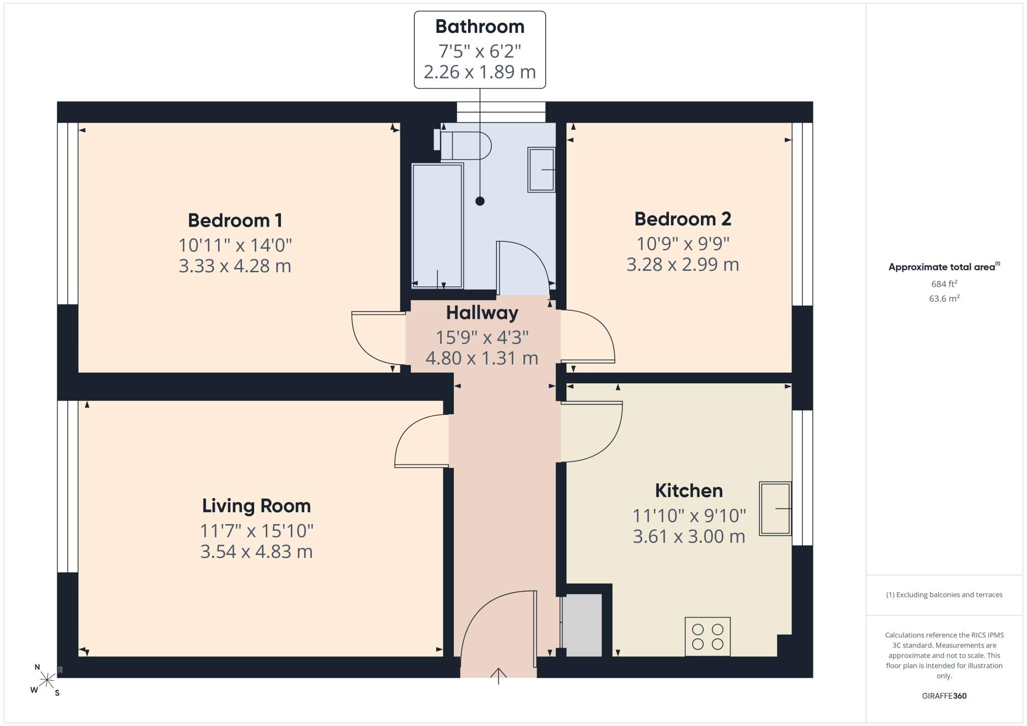Heol Lewis, Rhiwbina floorplan