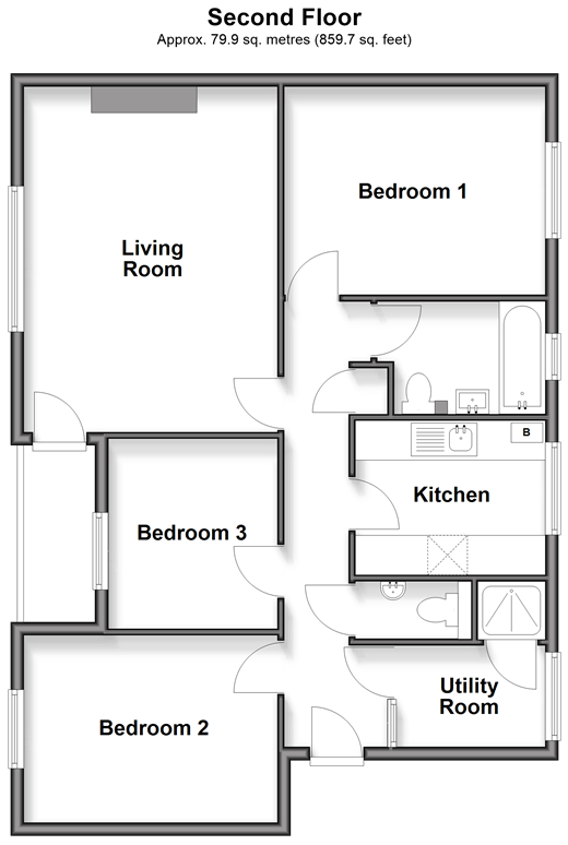 Mill Green, Mitcham Junction floorplan