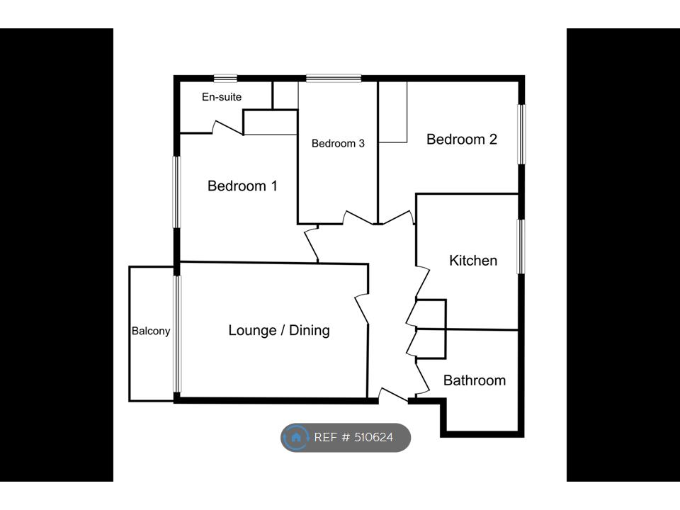 3 Bedrooms Flat to rent in Campion Close, Croydon CR0