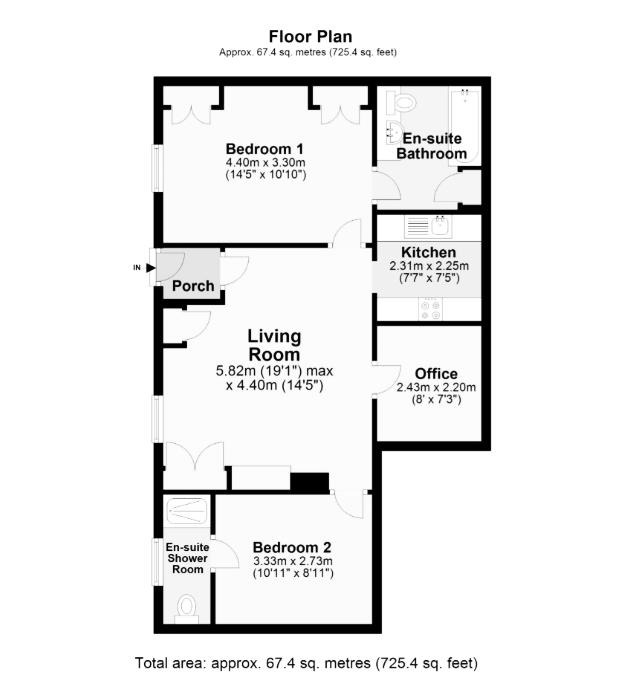 Flat 8, 45 Marine Parade, East Sussex floorplan