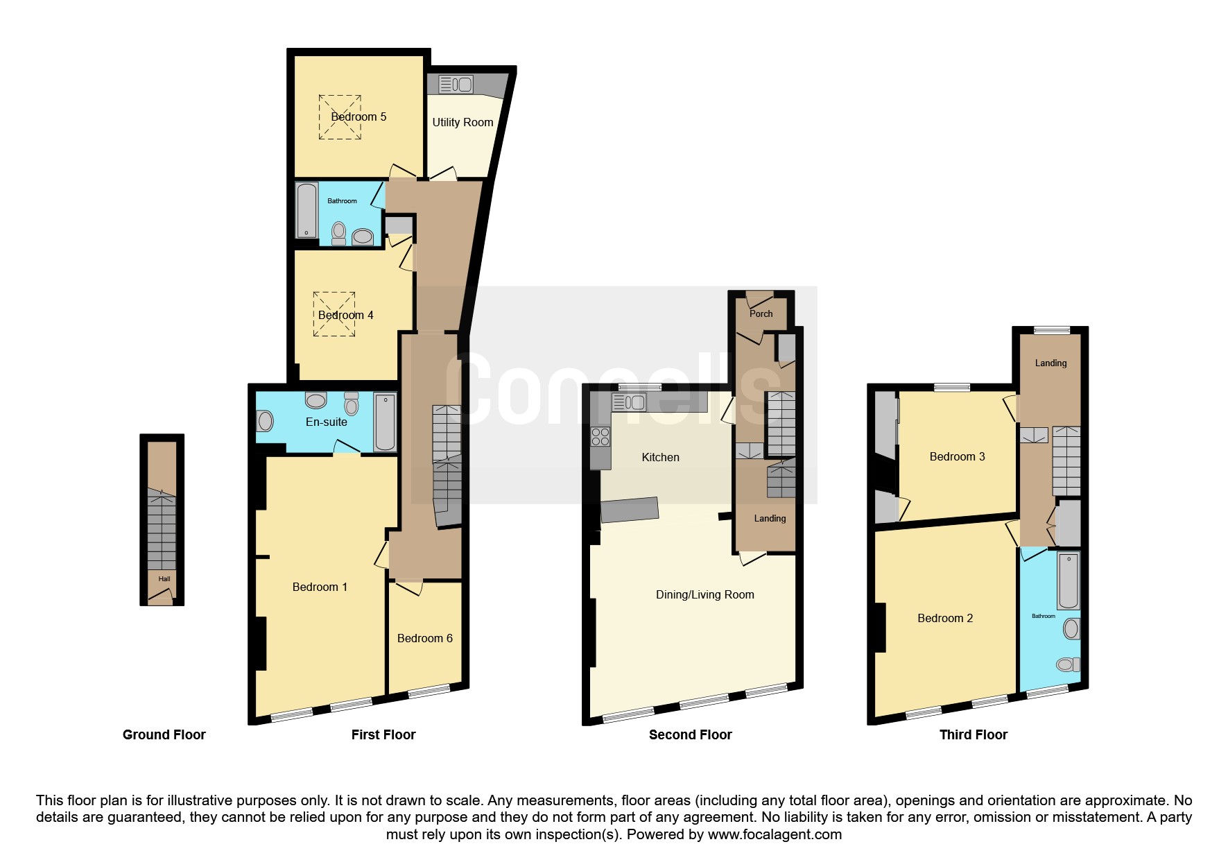 43, The Esplanade, Weymouth floorplan