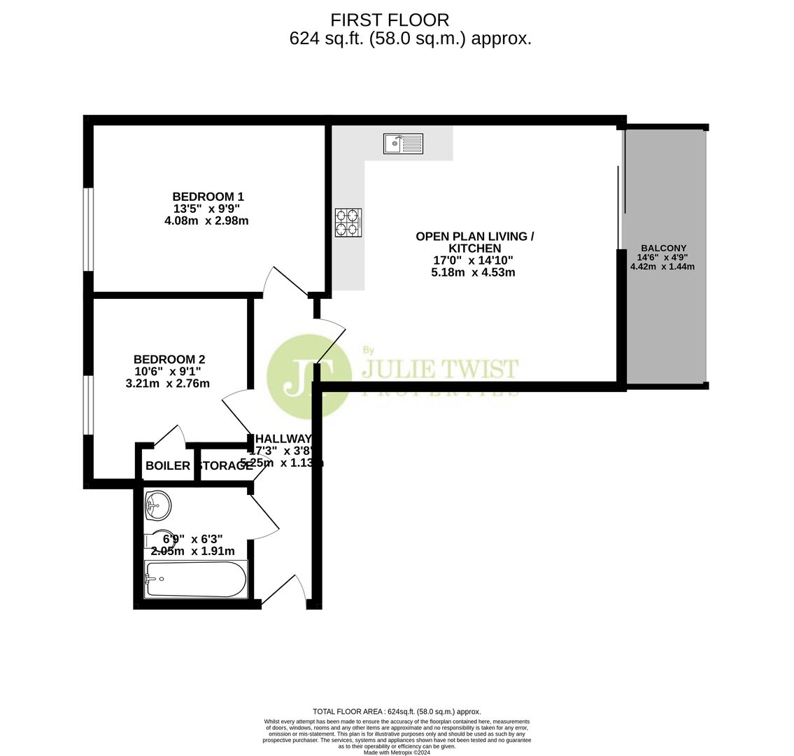 14, Burton Building, Manchester floorplan