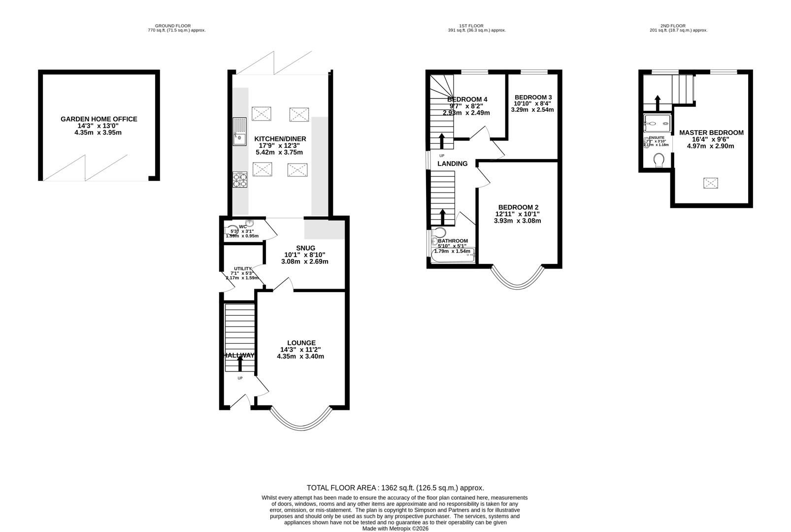 128, Strathmore Road, Hinckley floorplan