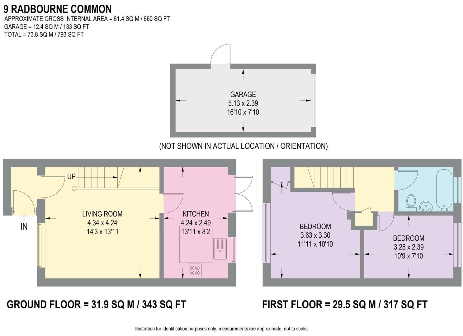 9, Radbourne Common, Dronfield floorplan