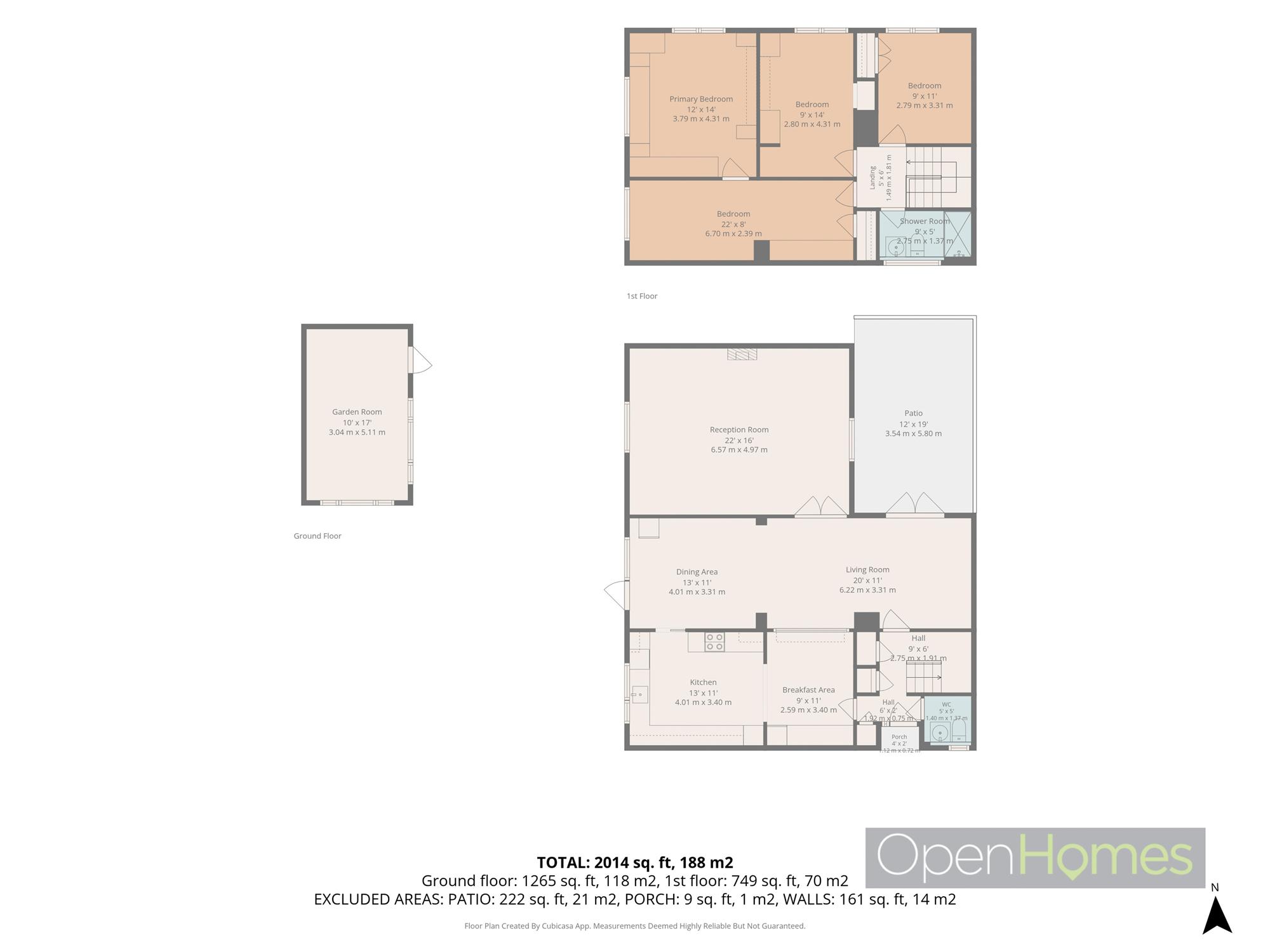 20, Grant Court, Colindale floorplan