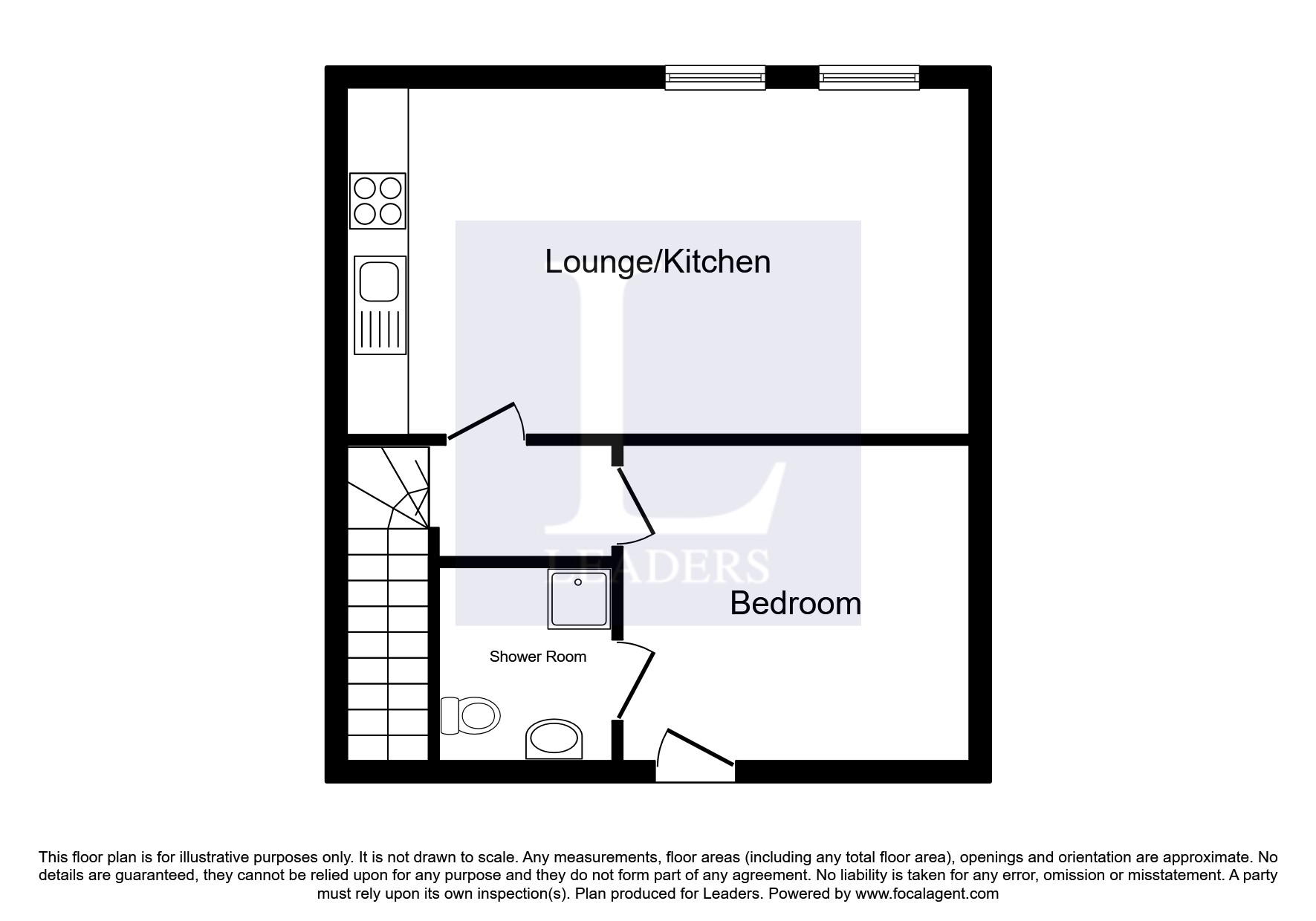 Flat 1 Dumfries House, 81, Dumfries Street, Bedfordshire floorplan