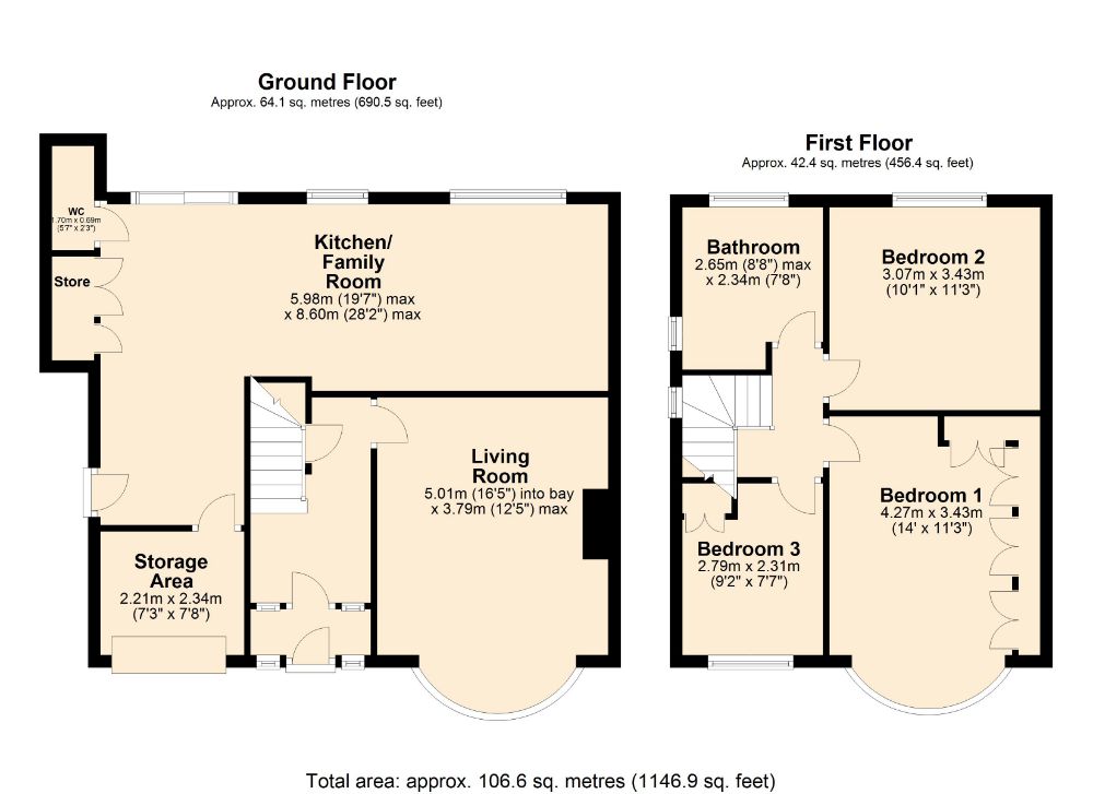 Thornby Drive, Kingsthorpe, Northampton NN2, 3 bedroom semidetached