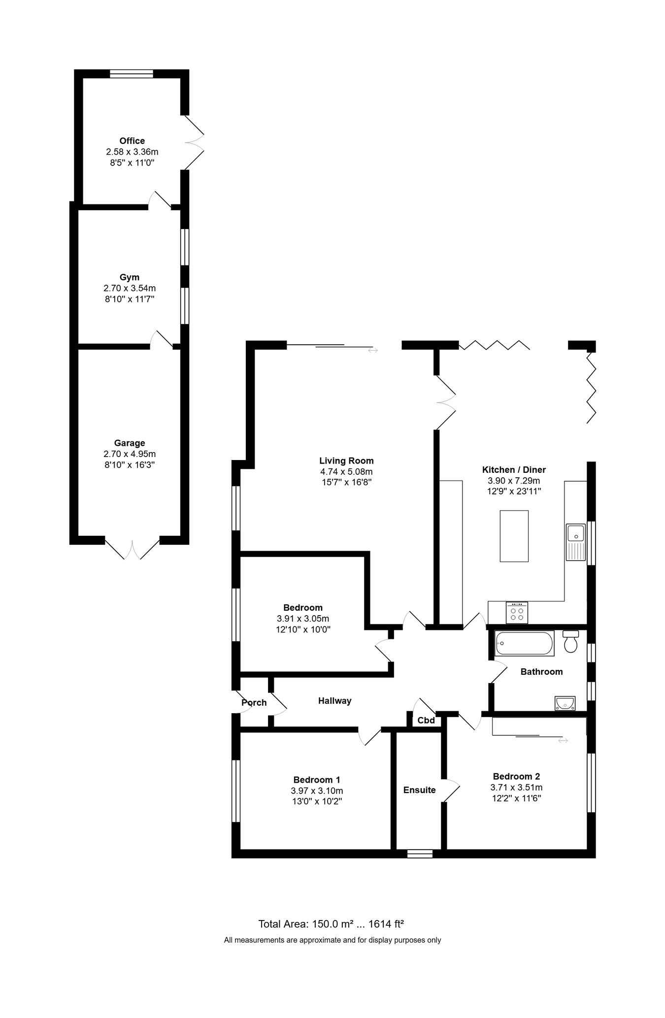 12, Greenfield Gardens, New Milton floorplan