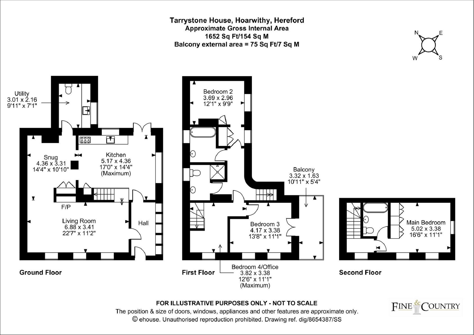 Tarrystone House, Hereford floorplan