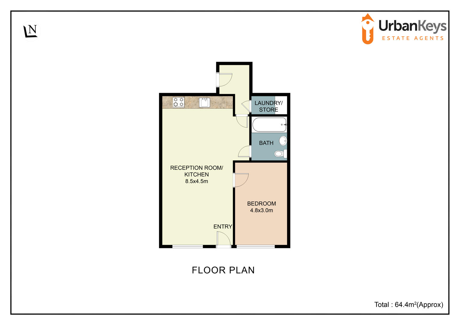 4, Achill Close, London floorplan