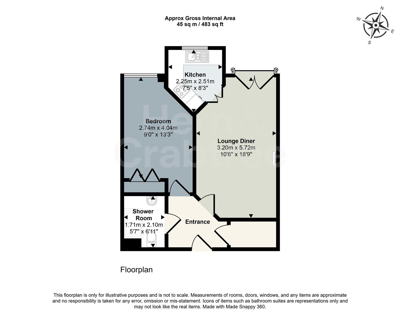 21 Pritchard Court, Cardiff Road, Cardiff floorplan