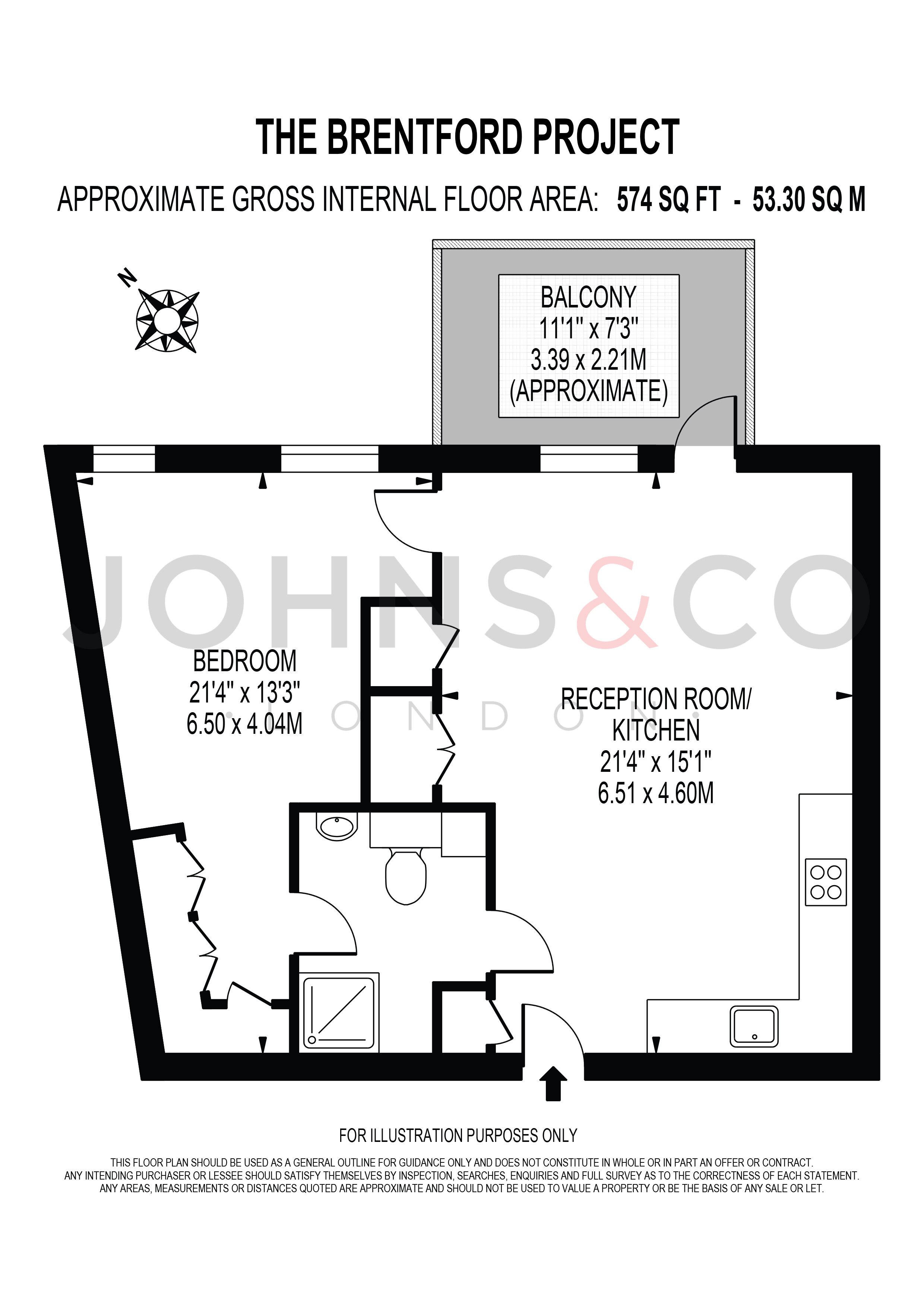 Apartment 41 Lewis House 8, Bradshaw Yard, Brentford floorplan
