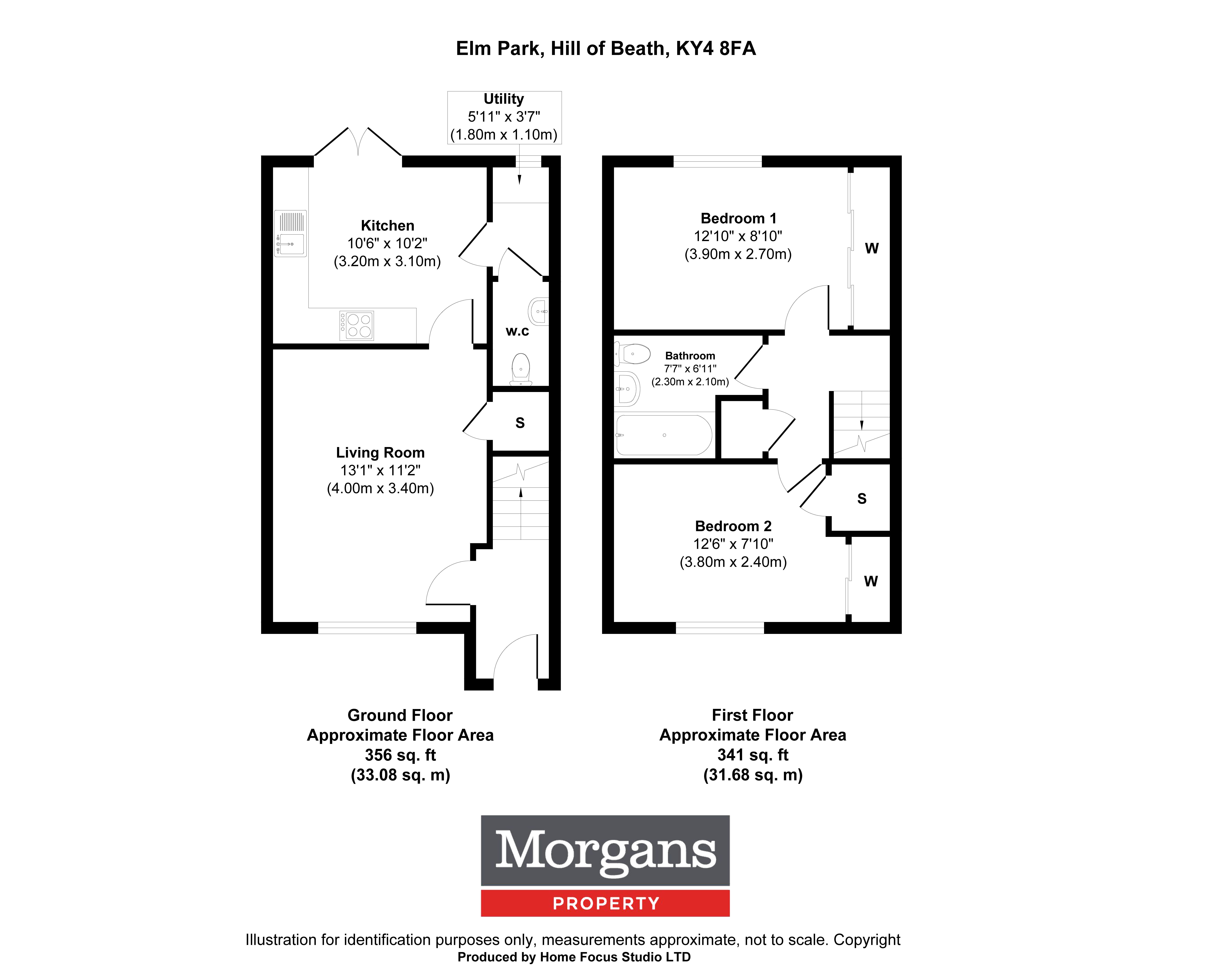 86, Elm Park, Hill of Beath floorplan
