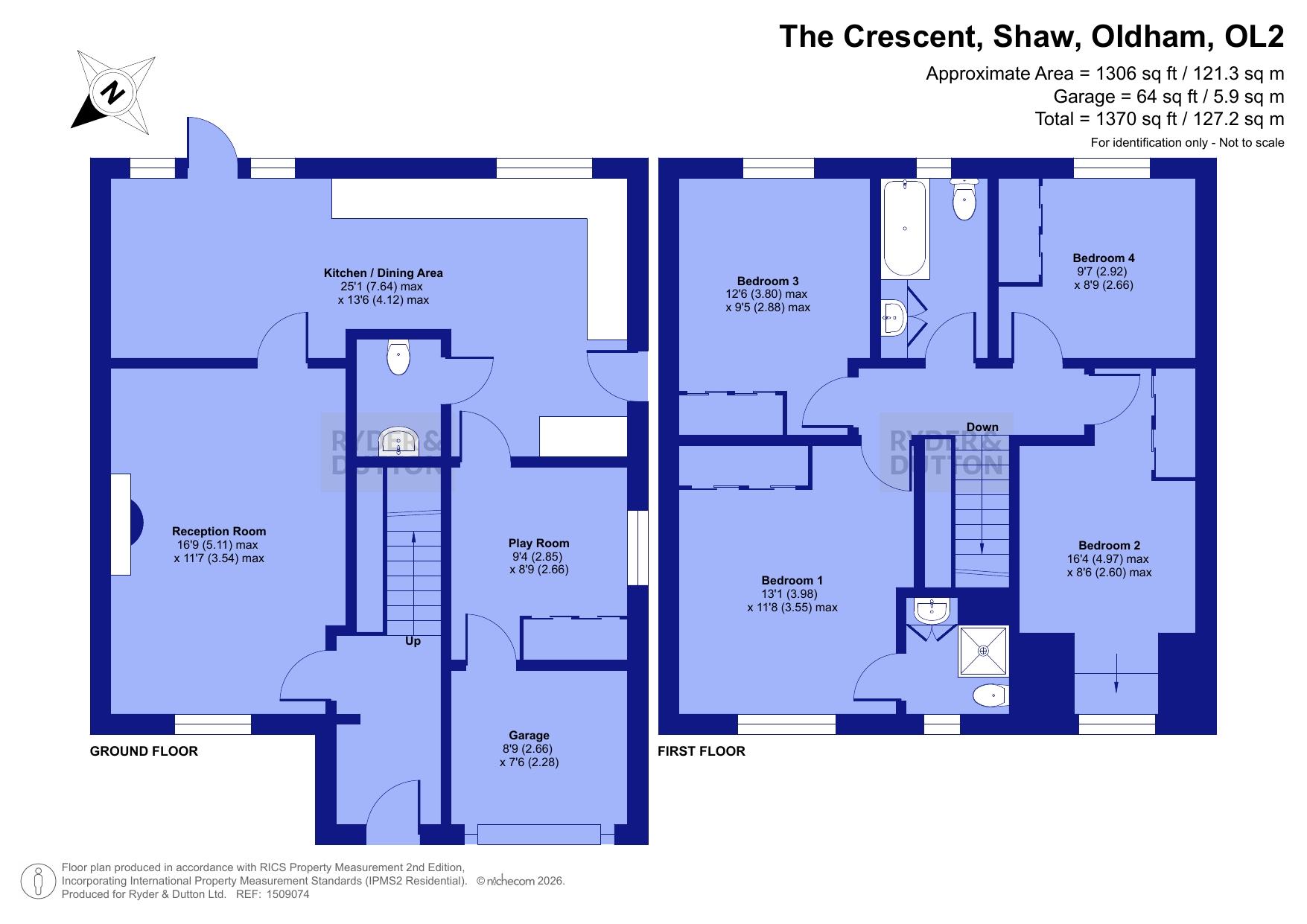 3, The Crescent, Oldham floorplan