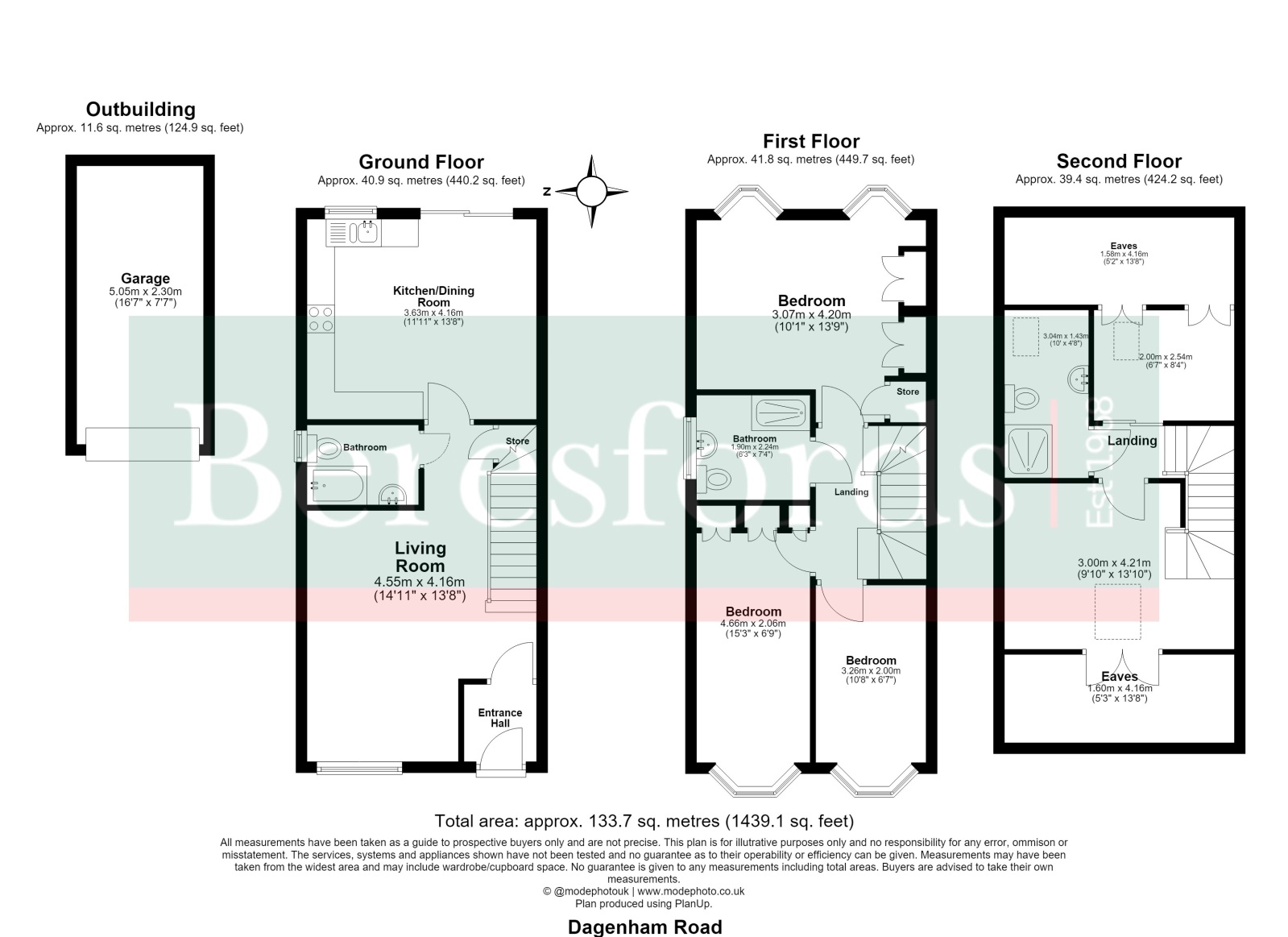 217A, Dagenham Road, Romford floorplan