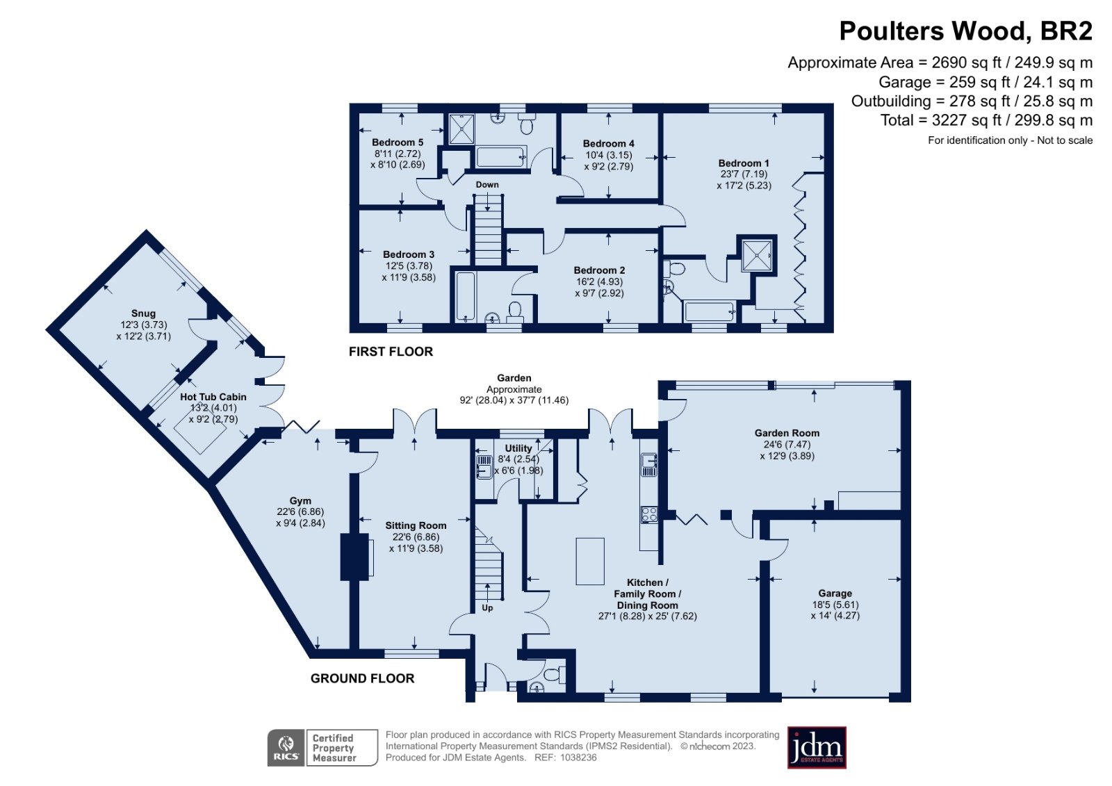 7, Poulters Wood, Keston floorplan