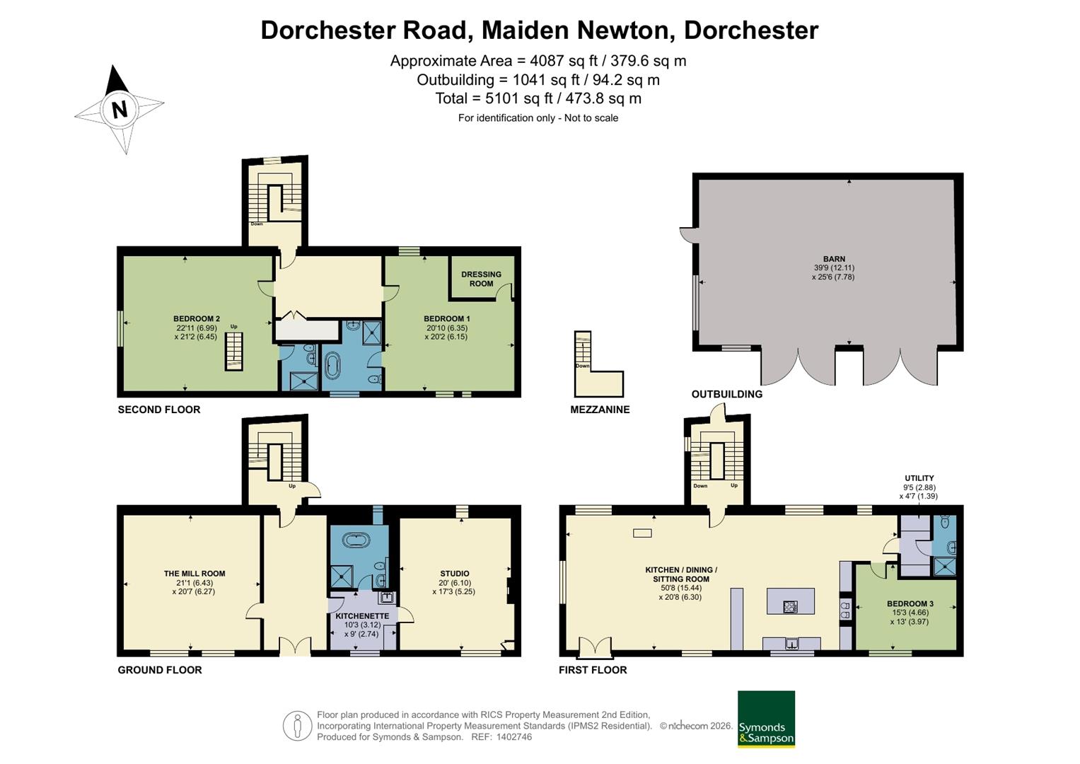 The Mill, 76, Dorchester Road, Dorchester floorplan