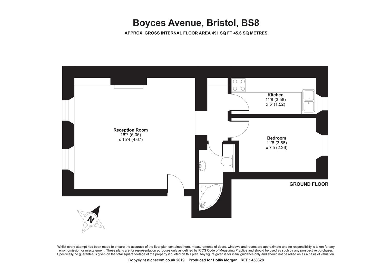 1 Bedrooms Flat for sale in Boyces Avenue, Clifton, Bristol BS8