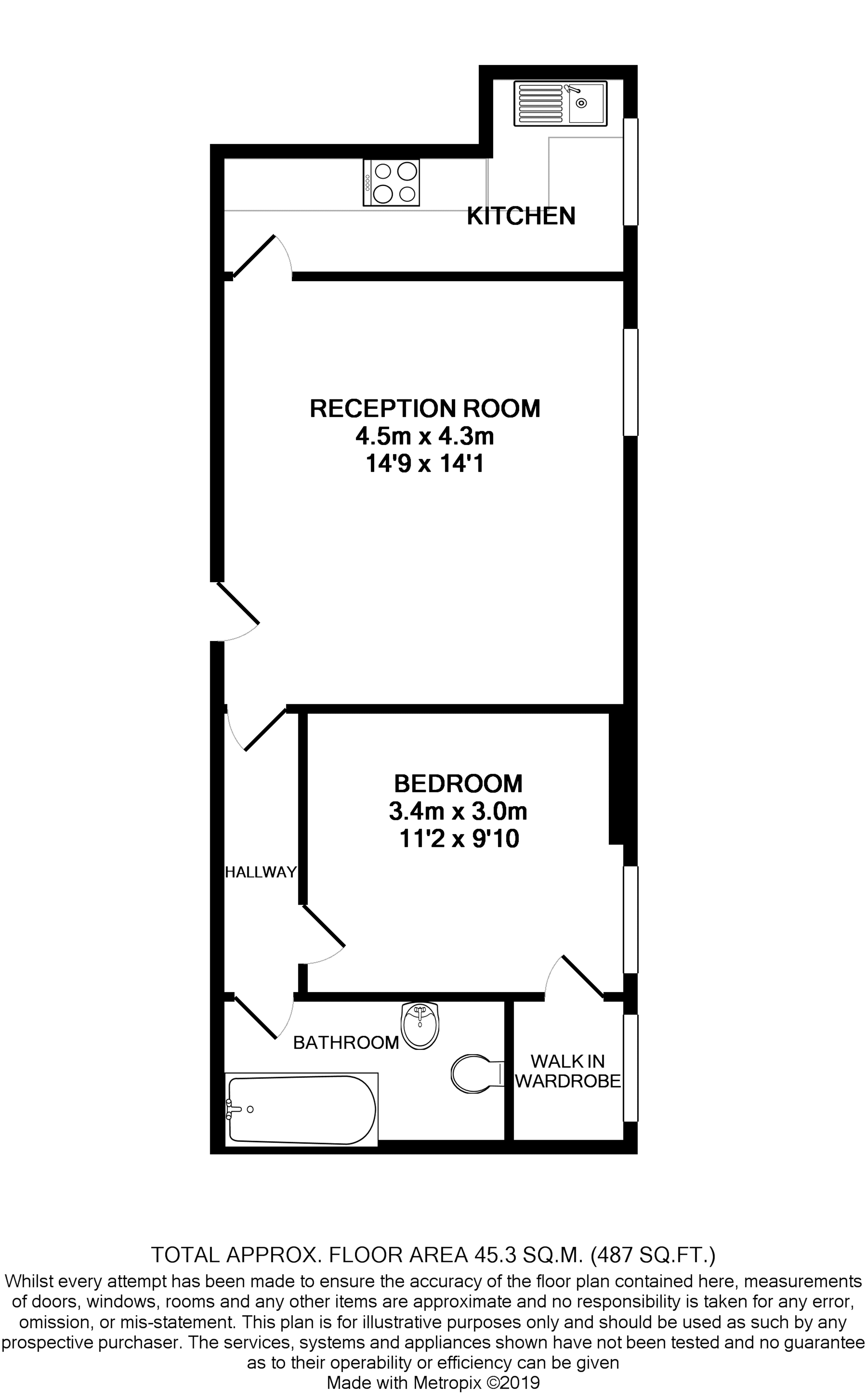 1 Bedrooms Flat to rent in 37 Anson Road, London N7