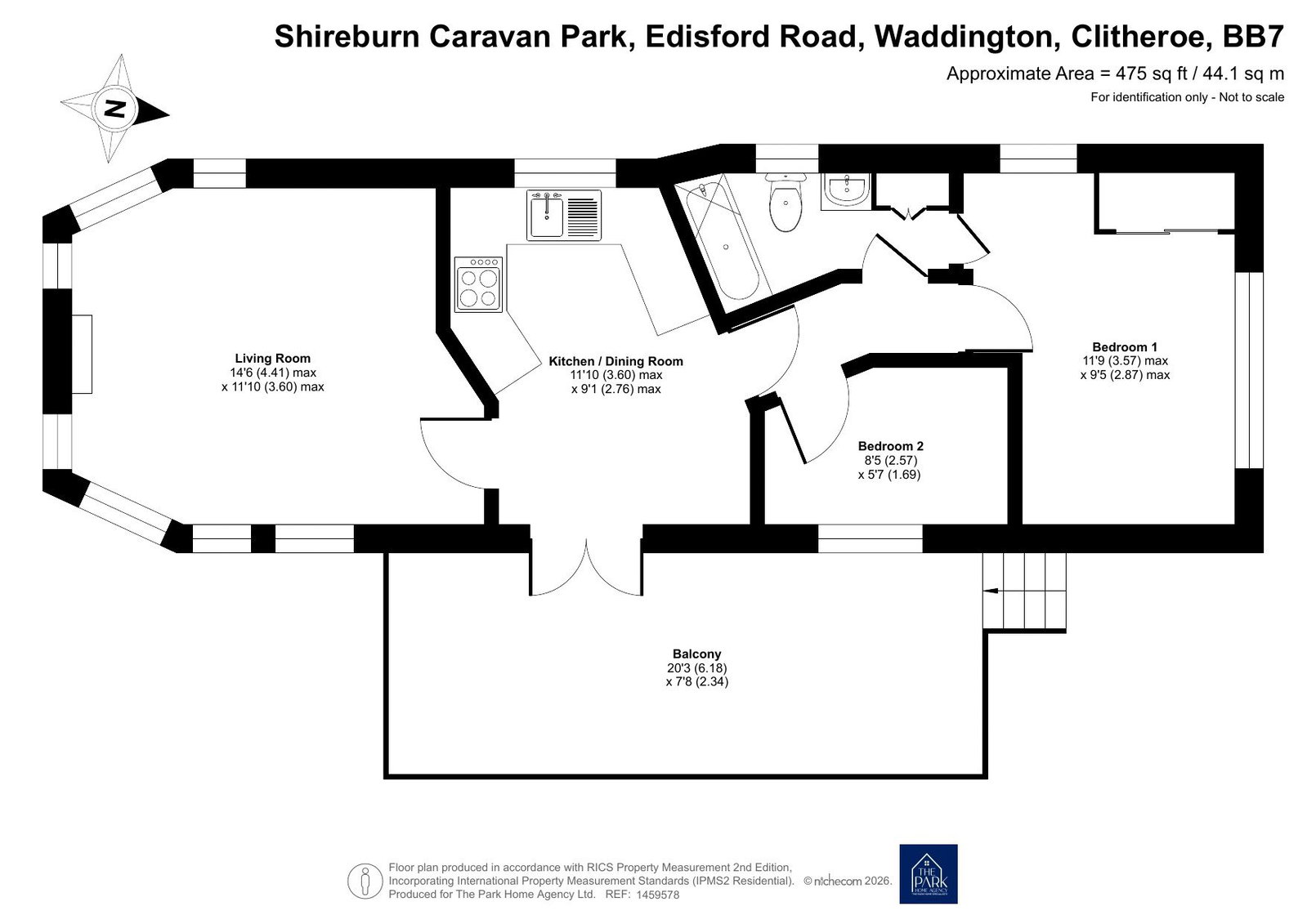 Shireburne Park,52, Edisford Road, Clitheroe floorplan