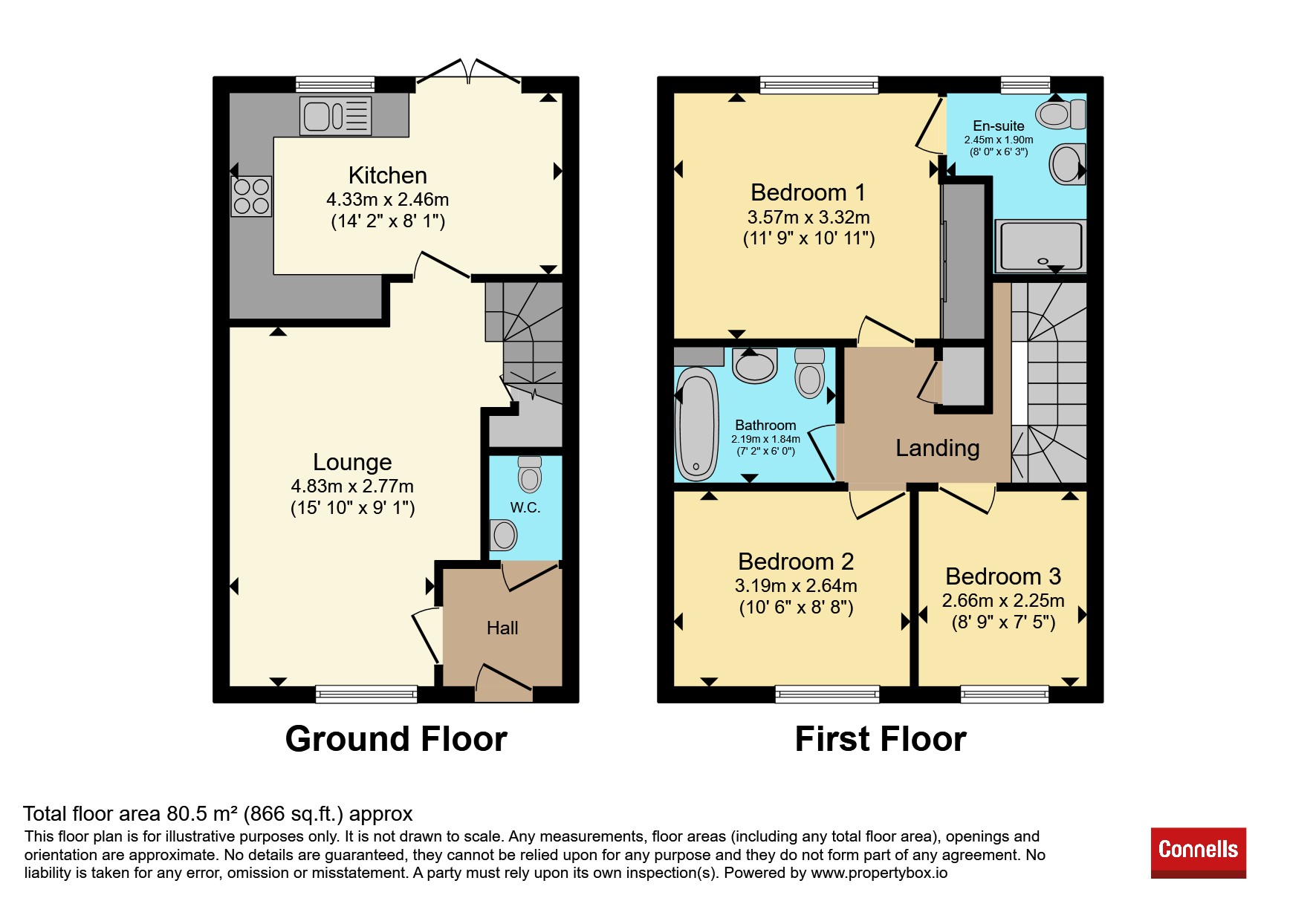 11, Osprey Grove, Dawlish floorplan